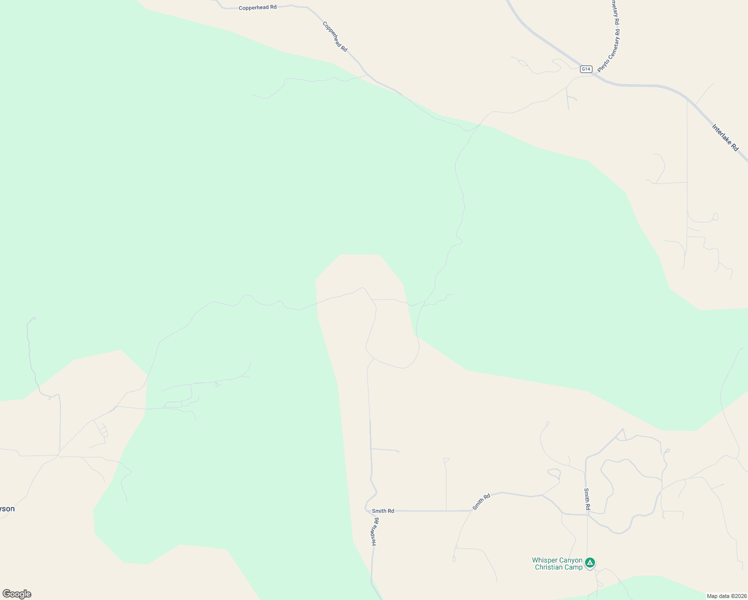 map of restaurants, bars, coffee shops, grocery stores, and more near 47083 Bryson Hesperia Road in Bradley