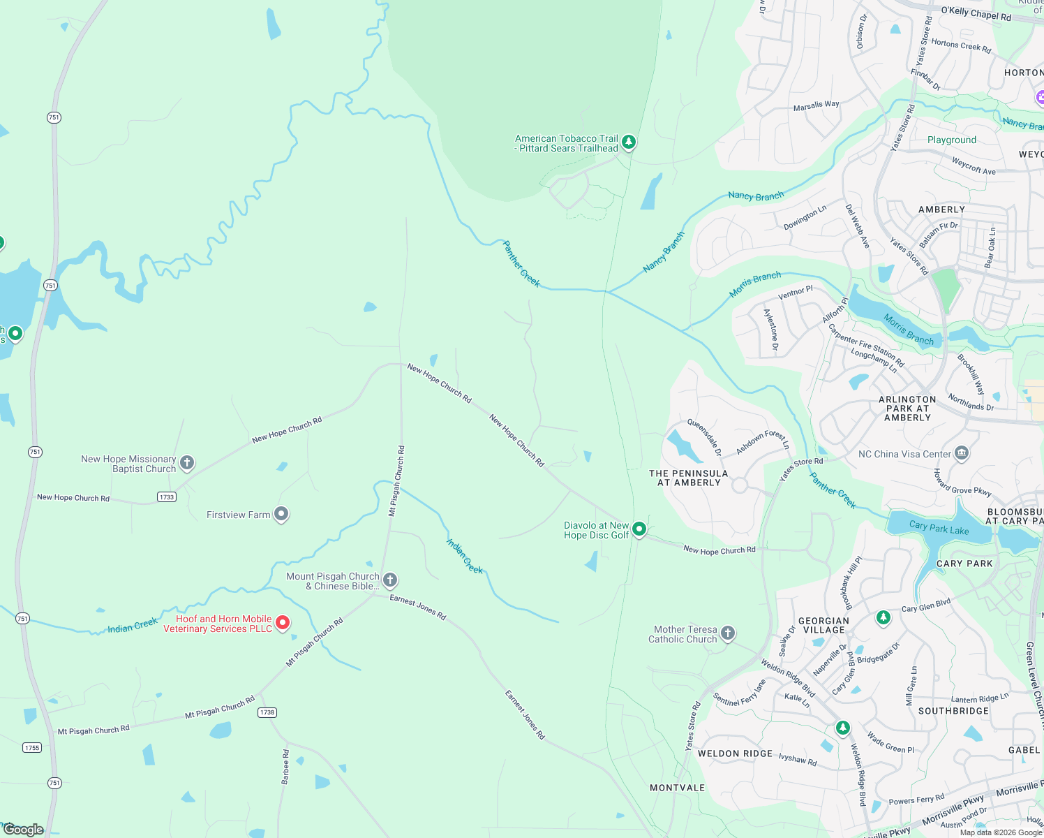 map of restaurants, bars, coffee shops, grocery stores, and more near 101 Markham Plantation in Apex