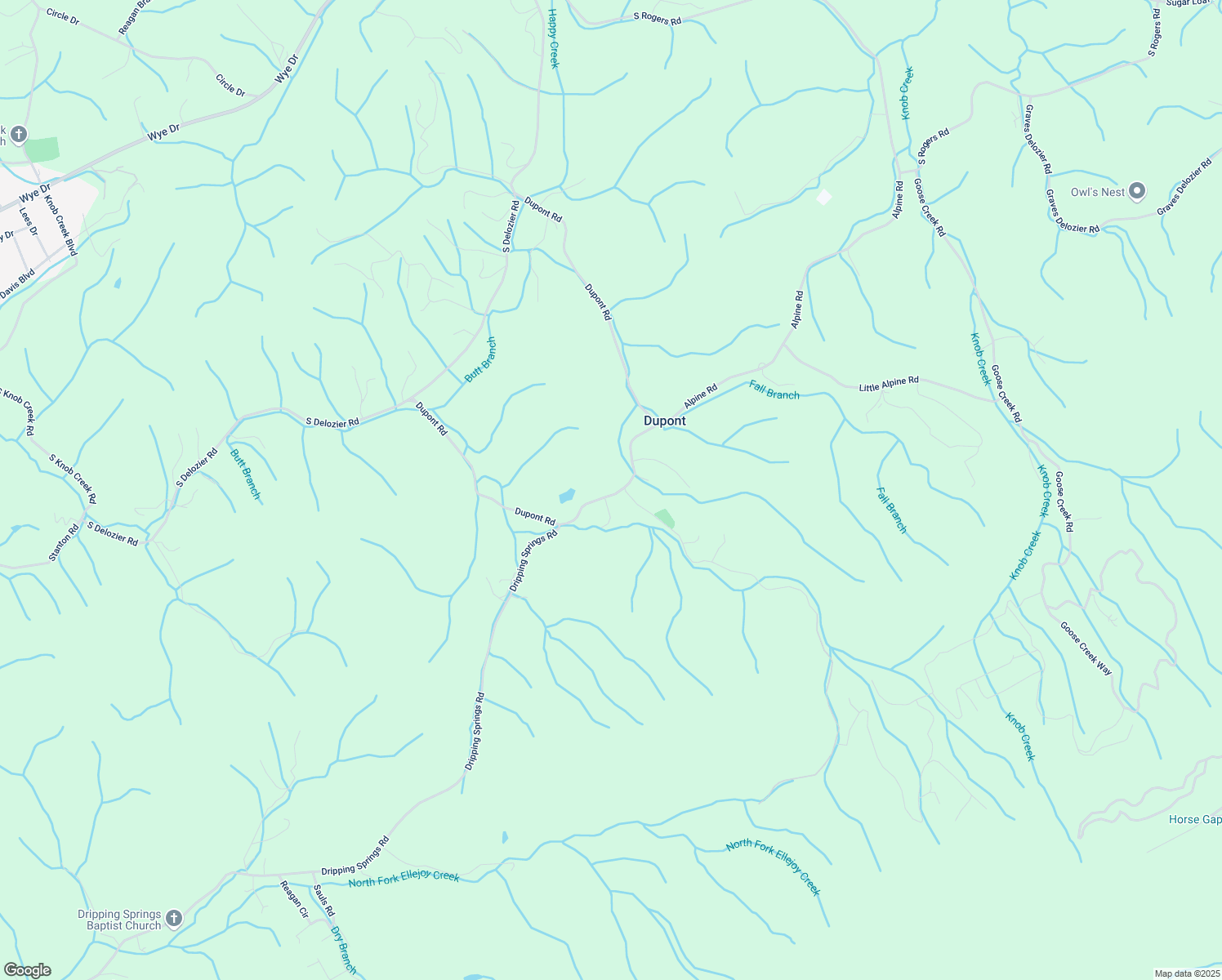 map of restaurants, bars, coffee shops, grocery stores, and more near 1807 Dupont Road in Seymour