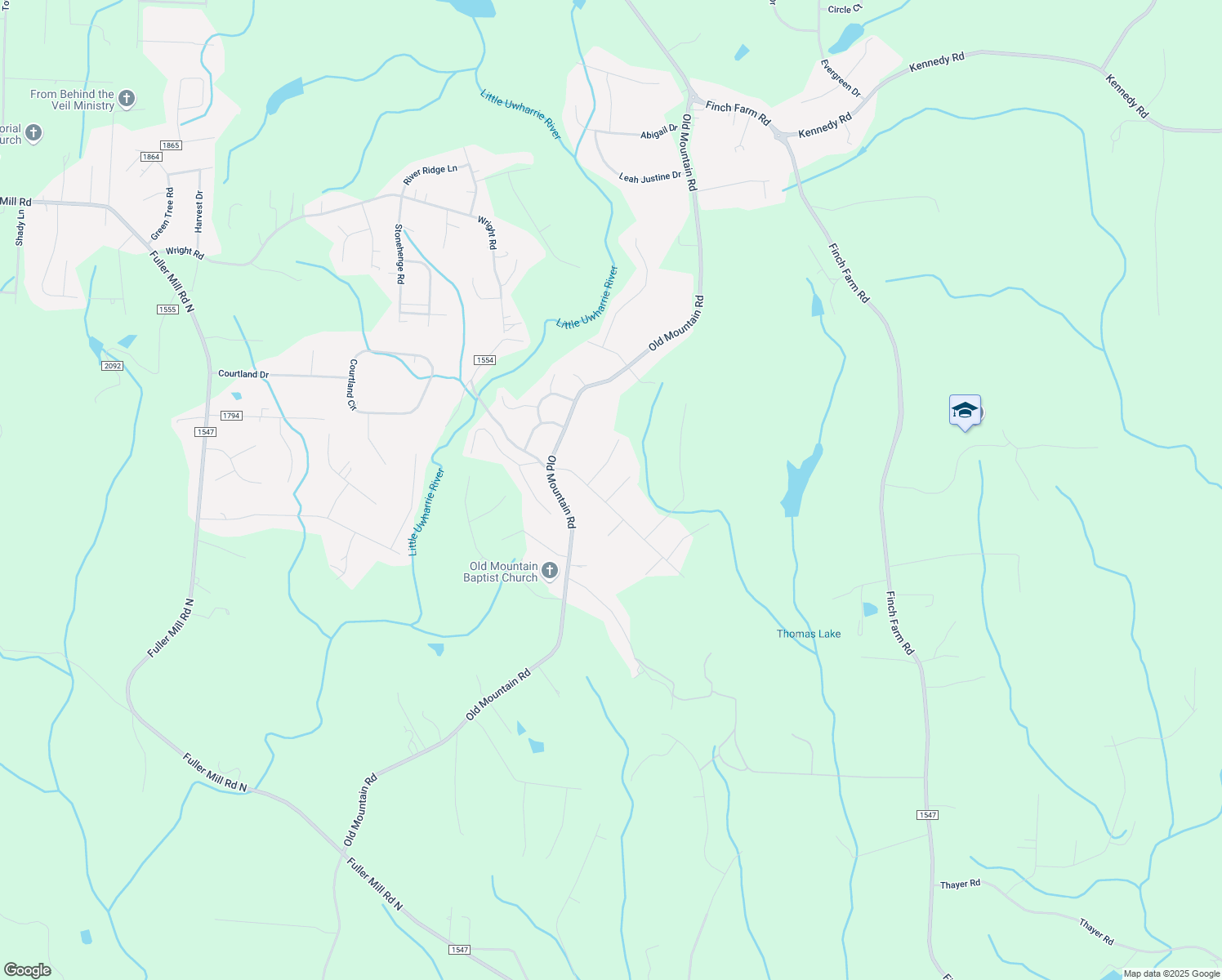 map of restaurants, bars, coffee shops, grocery stores, and more near 2722 Destin Drive in Trinity