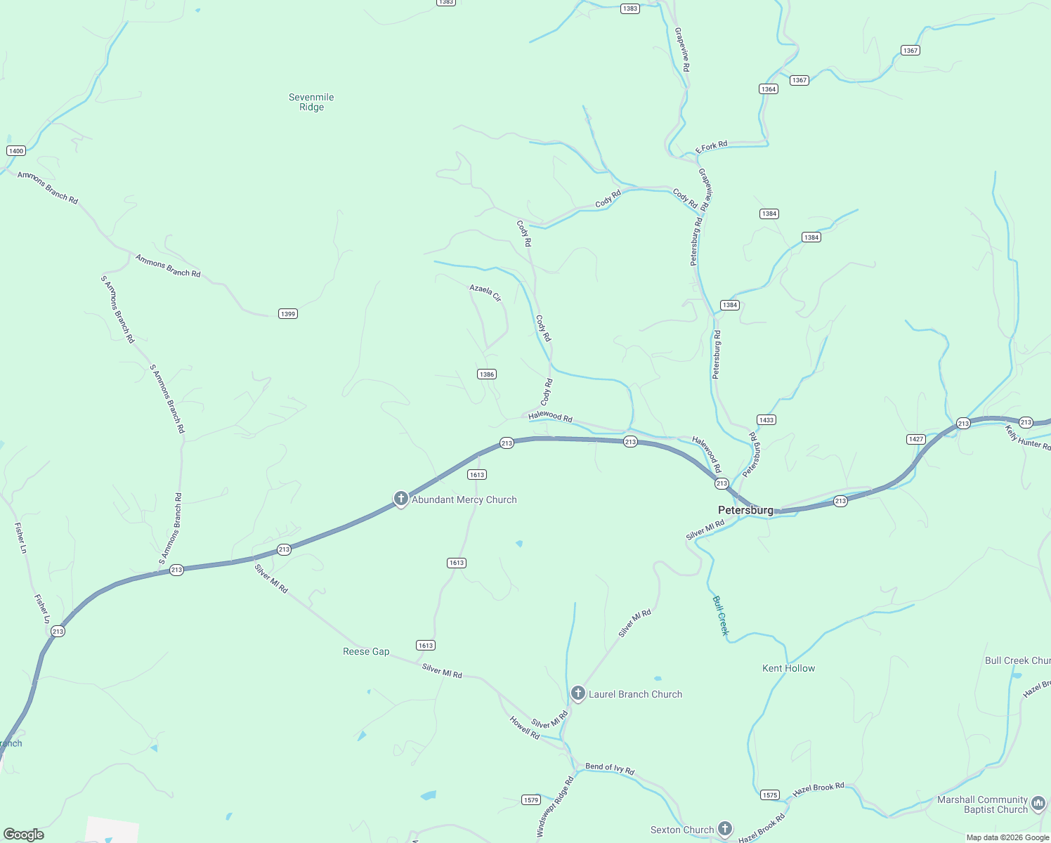 map of restaurants, bars, coffee shops, grocery stores, and more near 795 Halewood Road in Marshall