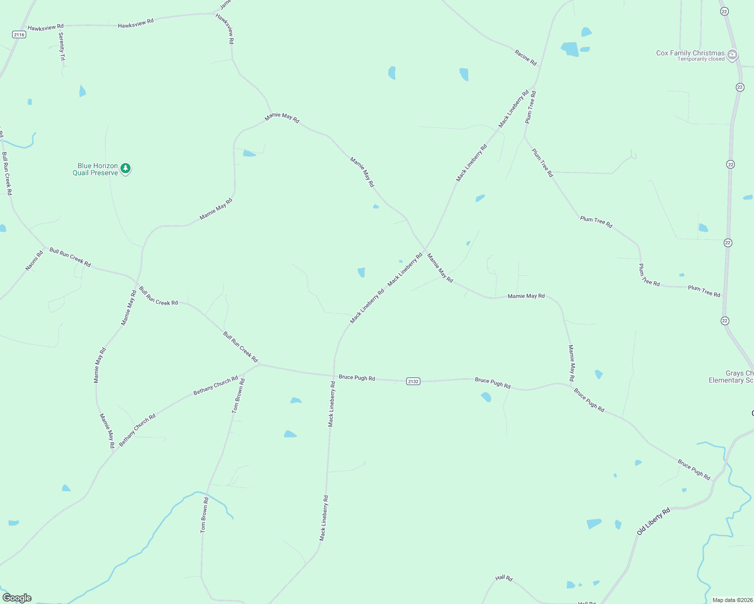 map of restaurants, bars, coffee shops, grocery stores, and more near 4224 Mack Lineberry Road in Franklinville