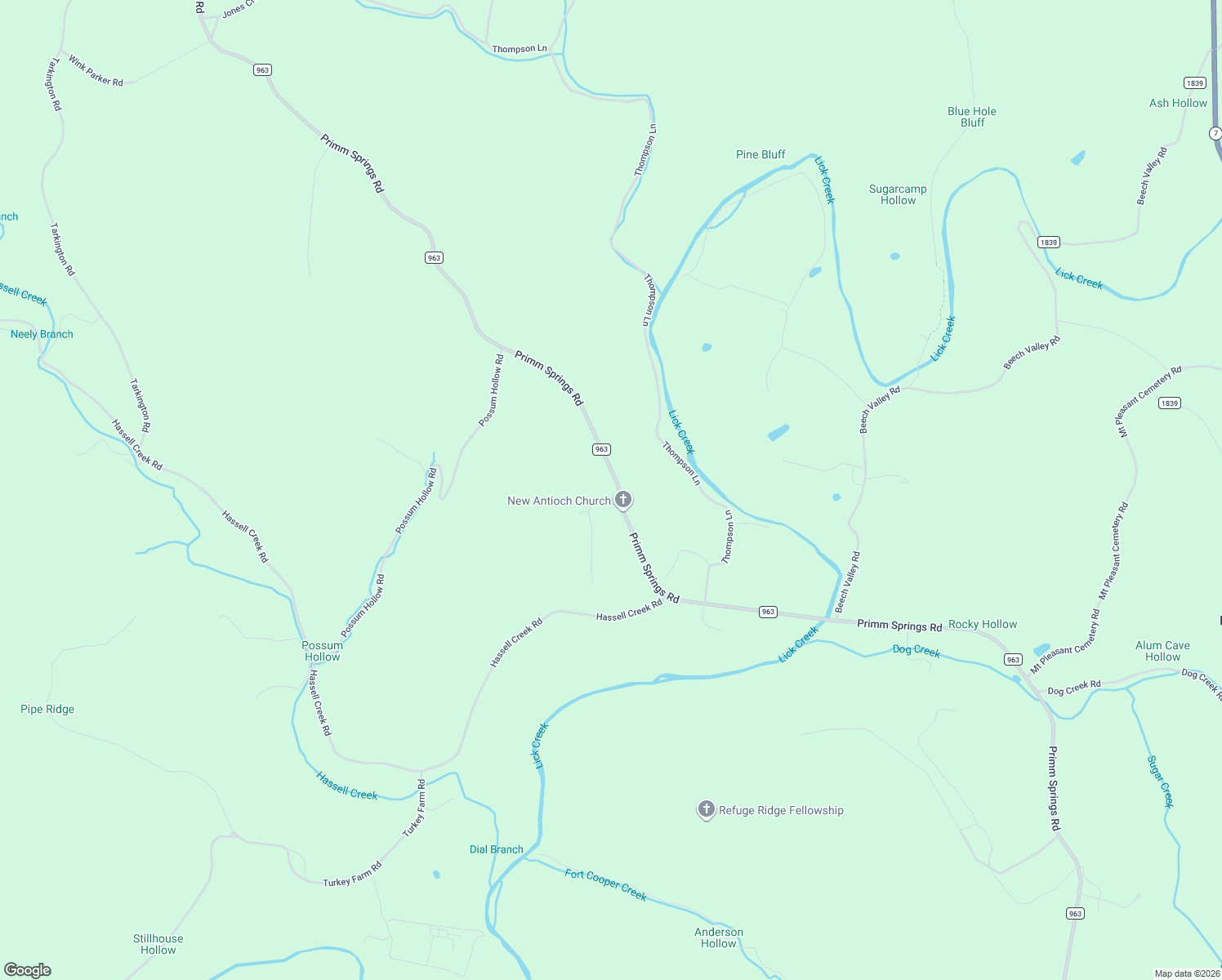 map of restaurants, bars, coffee shops, grocery stores, and more near 7992 Primm Springs Road in Primm Springs