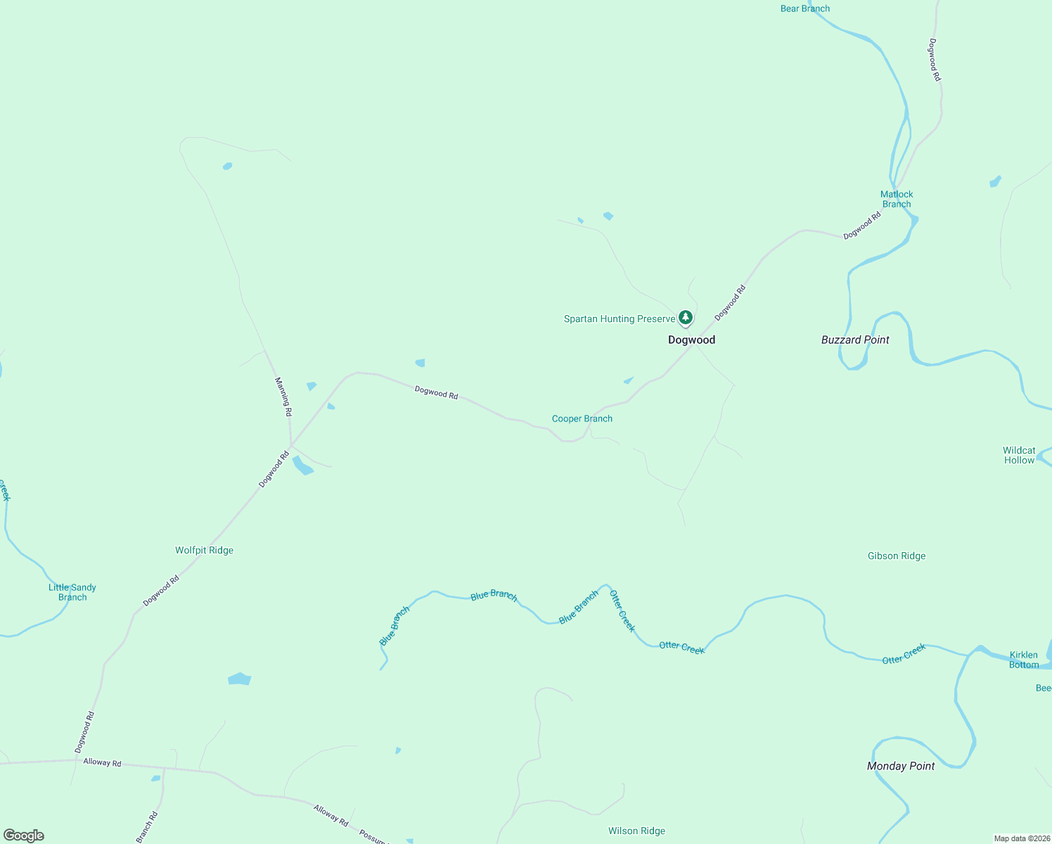 map of restaurants, bars, coffee shops, grocery stores, and more near 4725-5265 Dogwood Road in Grandview