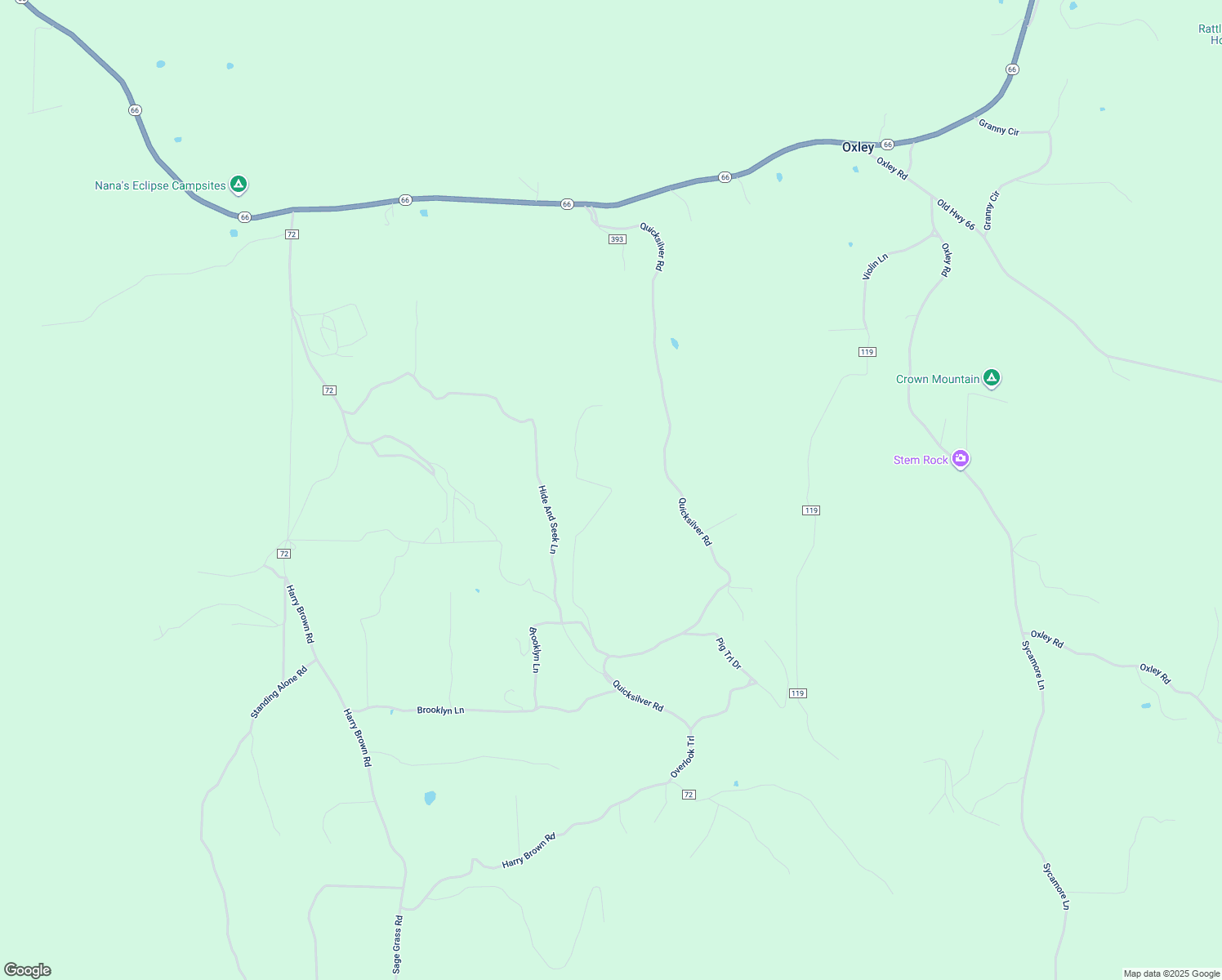 map of restaurants, bars, coffee shops, grocery stores, and more near 597 Gunner Drive in Leslie