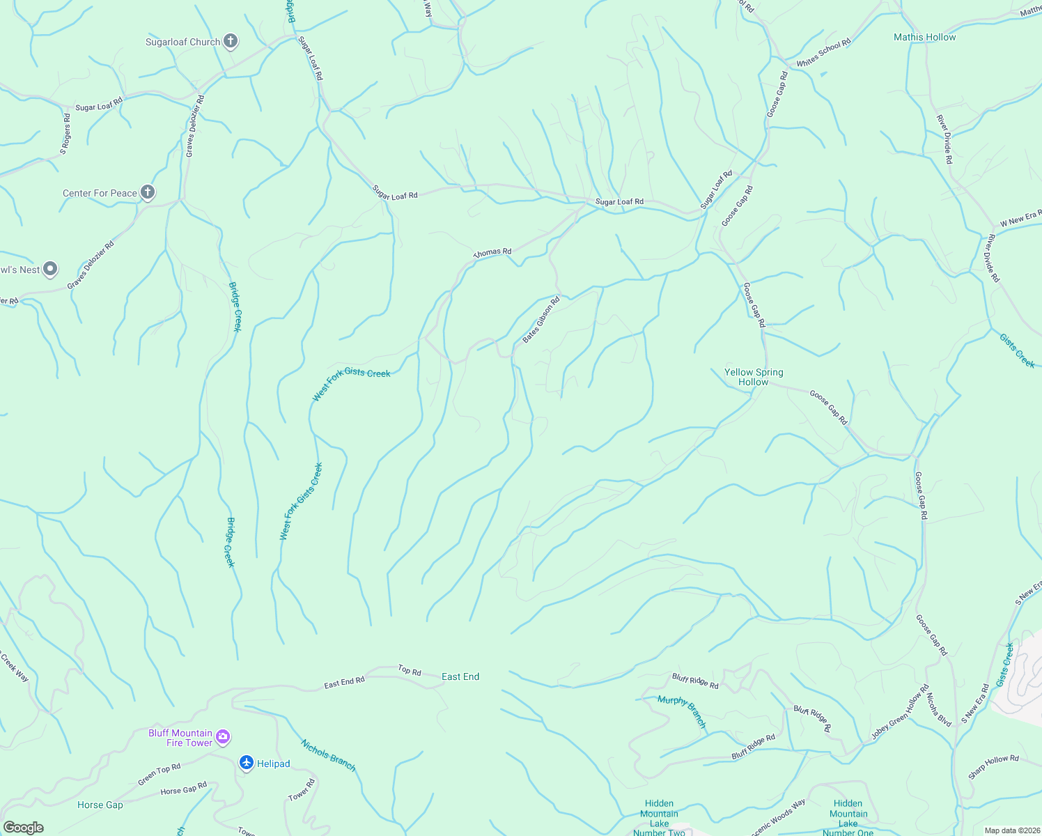 map of restaurants, bars, coffee shops, grocery stores, and more near 829 Bates Gibson Road in Pigeon Forge