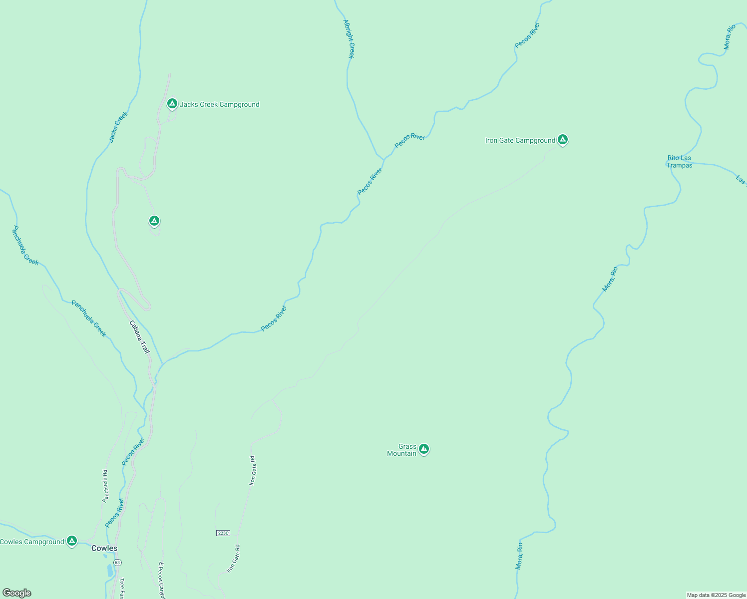 map of restaurants, bars, coffee shops, grocery stores, and more near 295 Iron Gate Road in Tererro