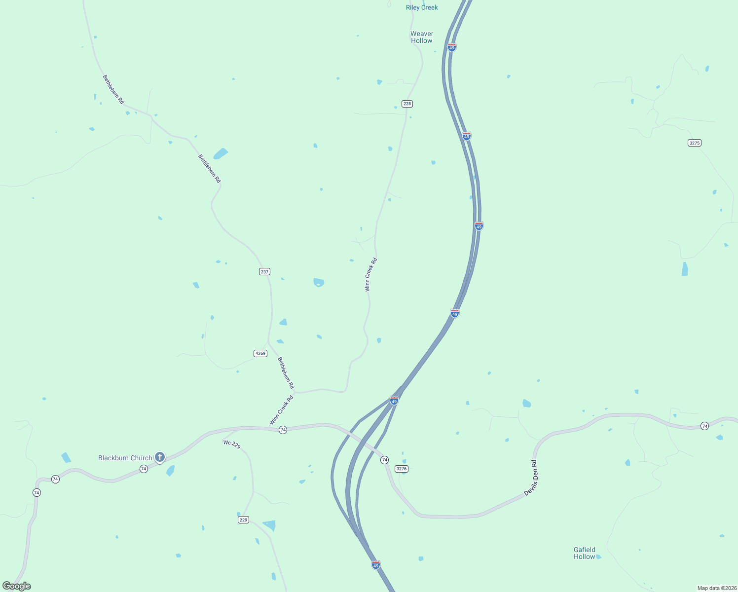 map of restaurants, bars, coffee shops, grocery stores, and more near 18398 Winn Creek Road in Winslow