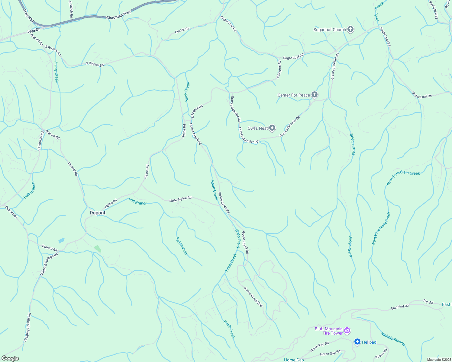 map of restaurants, bars, coffee shops, grocery stores, and more near 770 Goose Creek Road in Seymour