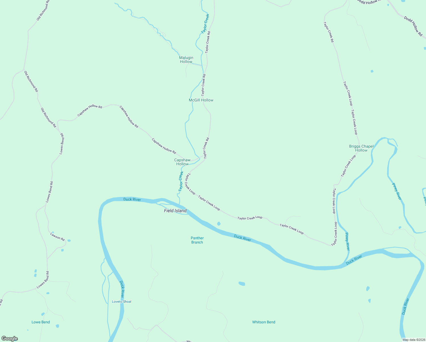 map of restaurants, bars, coffee shops, grocery stores, and more near 168 Three Springs Road in Nunnelly