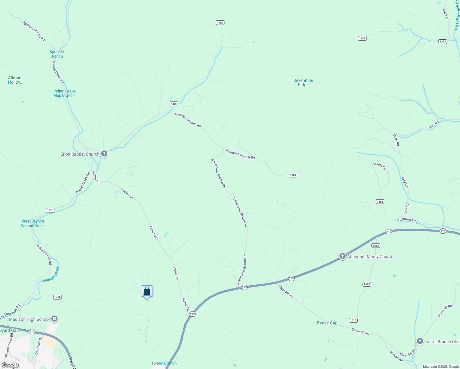 map of restaurants, bars, coffee shops, grocery stores, and more near 904 South Ammons Branch Road in Marshall