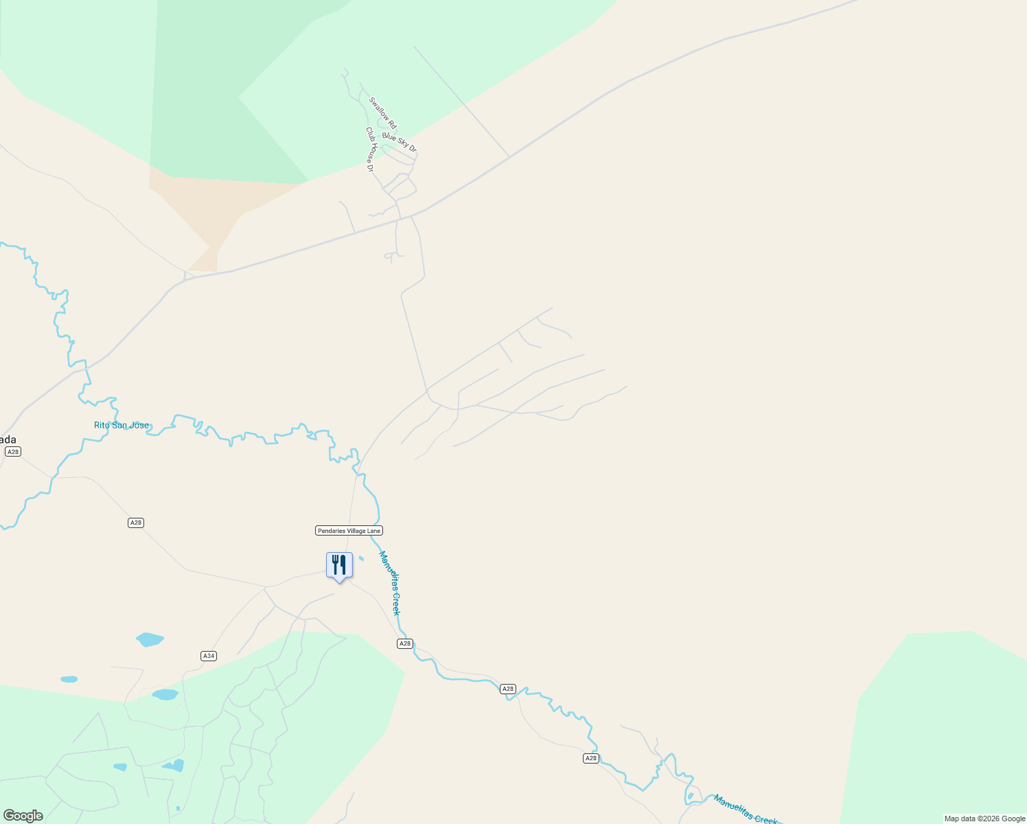 map of restaurants, bars, coffee shops, grocery stores, and more near 1 Consuelo Court in Sapello