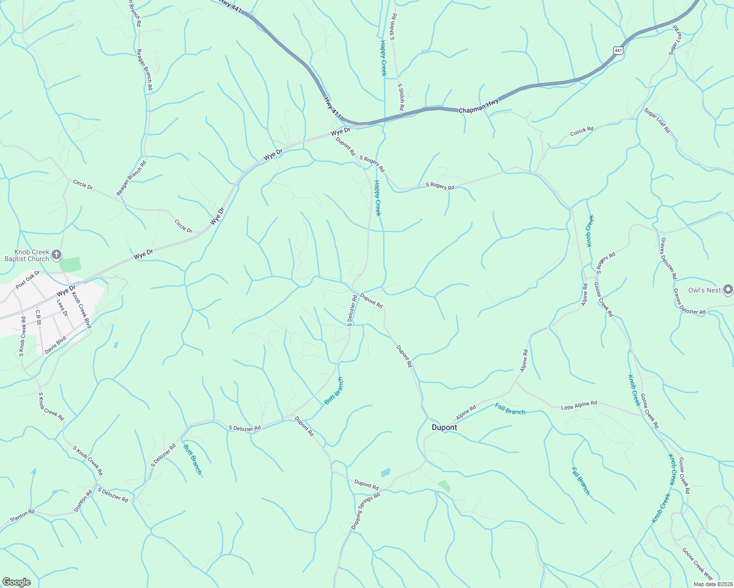 map of restaurants, bars, coffee shops, grocery stores, and more near 1514 Dupont Road in Seymour
