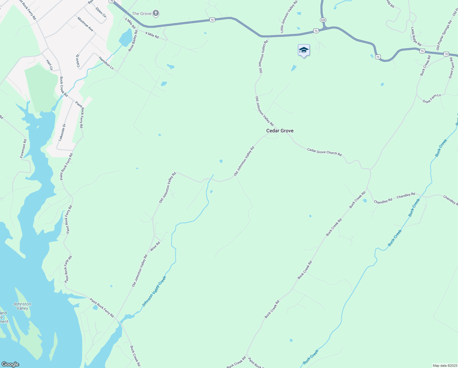 map of restaurants, bars, coffee shops, grocery stores, and more near 519 Old Johnston Valley Road in Kingston
