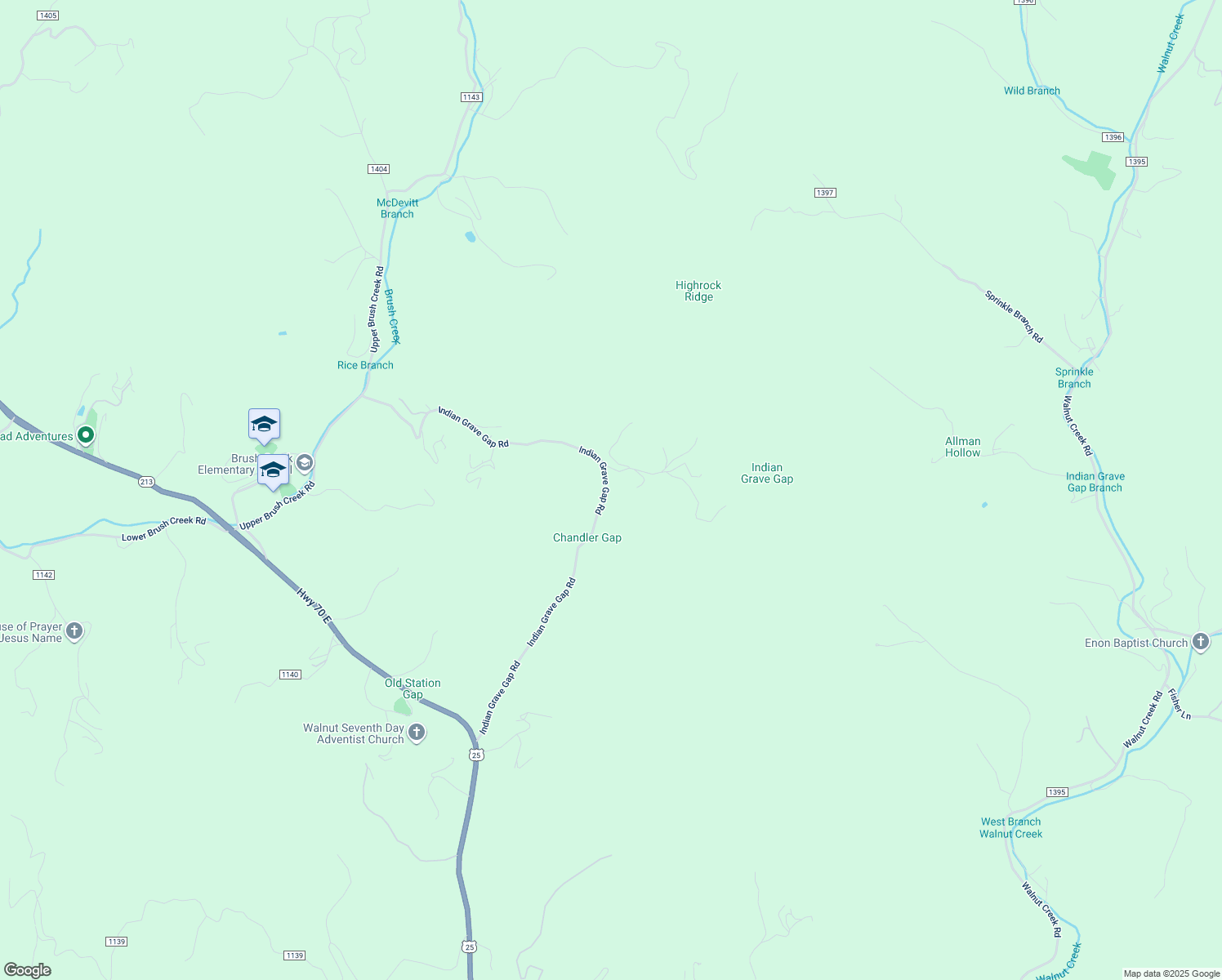 map of restaurants, bars, coffee shops, grocery stores, and more near 894 Indian Grave Gap Road in Marshall