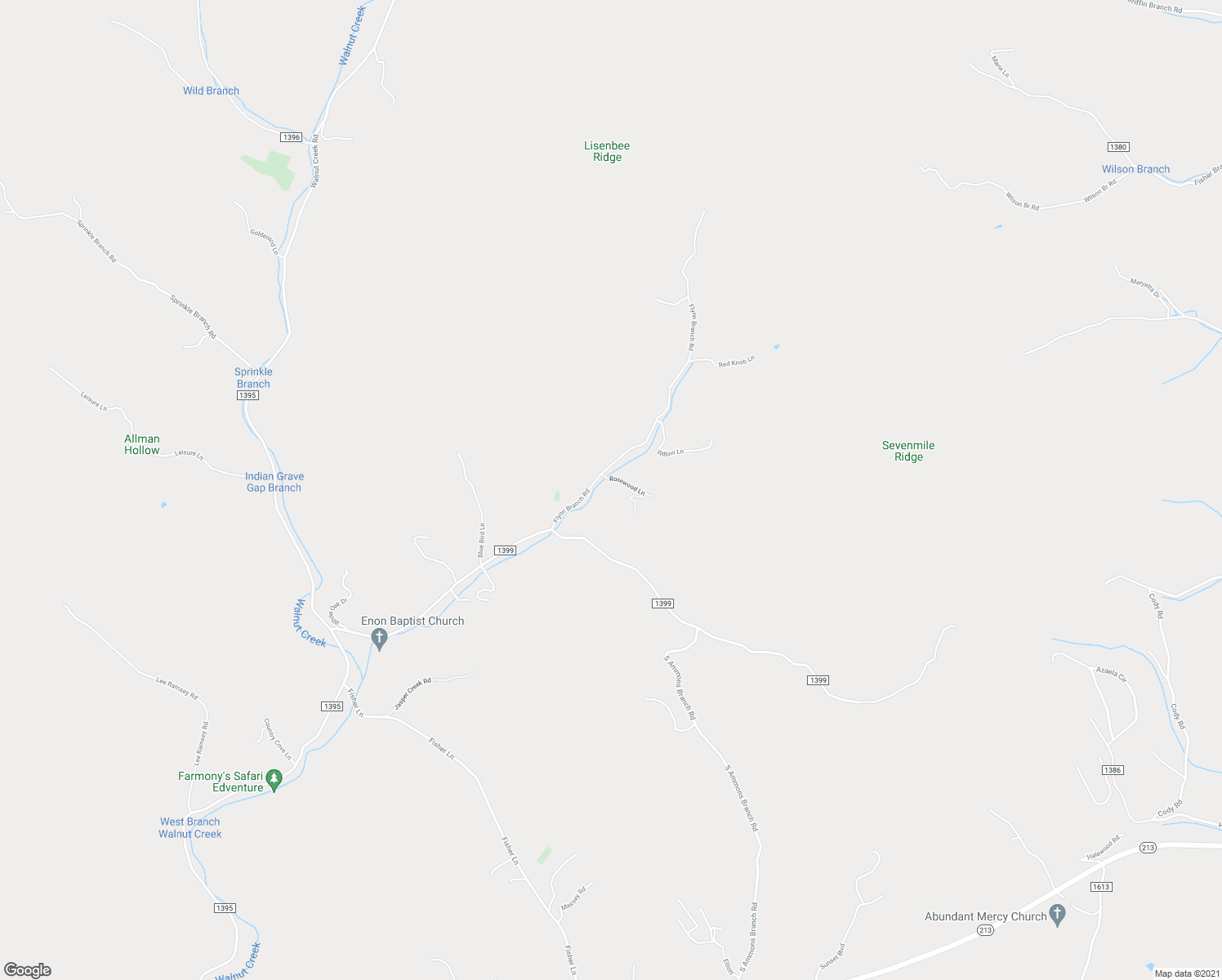 map of restaurants, bars, coffee shops, grocery stores, and more near 48 Rosewood Lane in Marshall