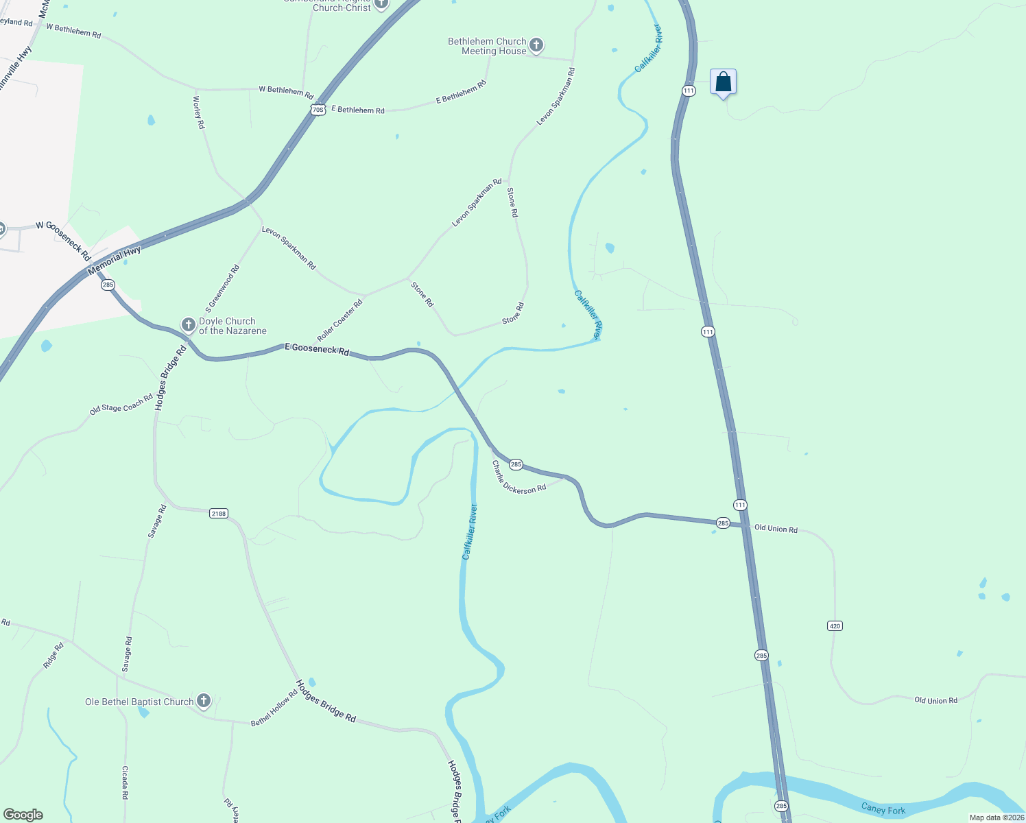 map of restaurants, bars, coffee shops, grocery stores, and more near 2359 East Gooseneck Road in Sparta