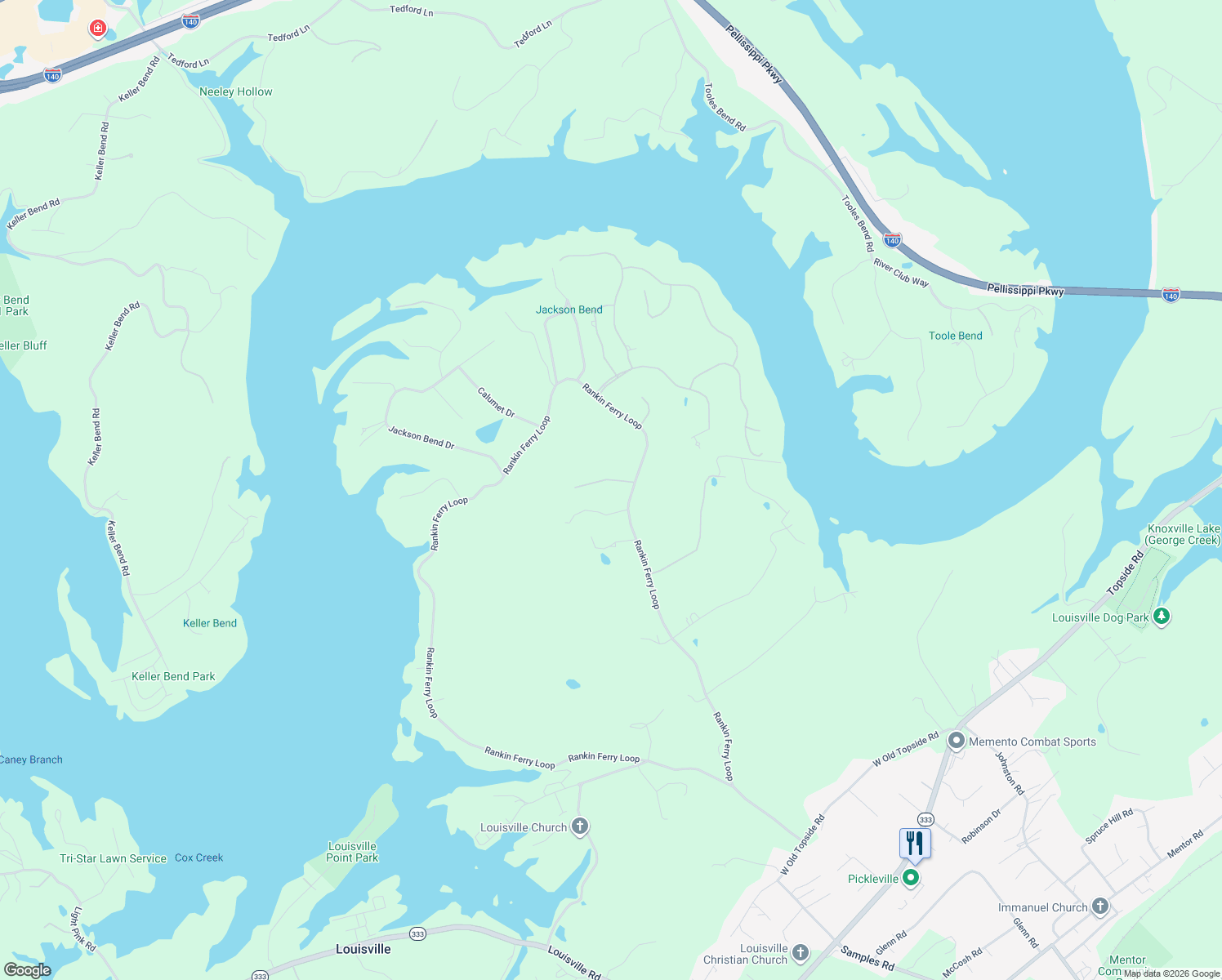 map of restaurants, bars, coffee shops, grocery stores, and more near 3309 Preserve Pointe in Louisville