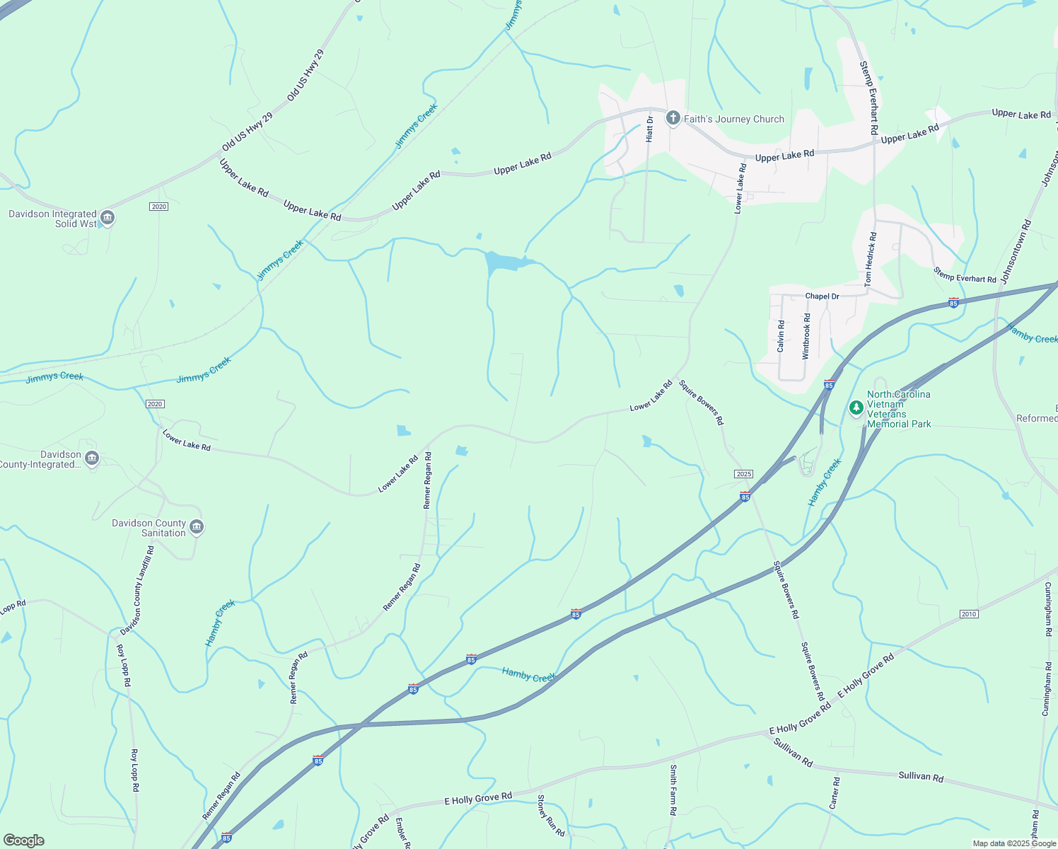 map of restaurants, bars, coffee shops, grocery stores, and more near 2959 Lower Lake Rd in Thomasville