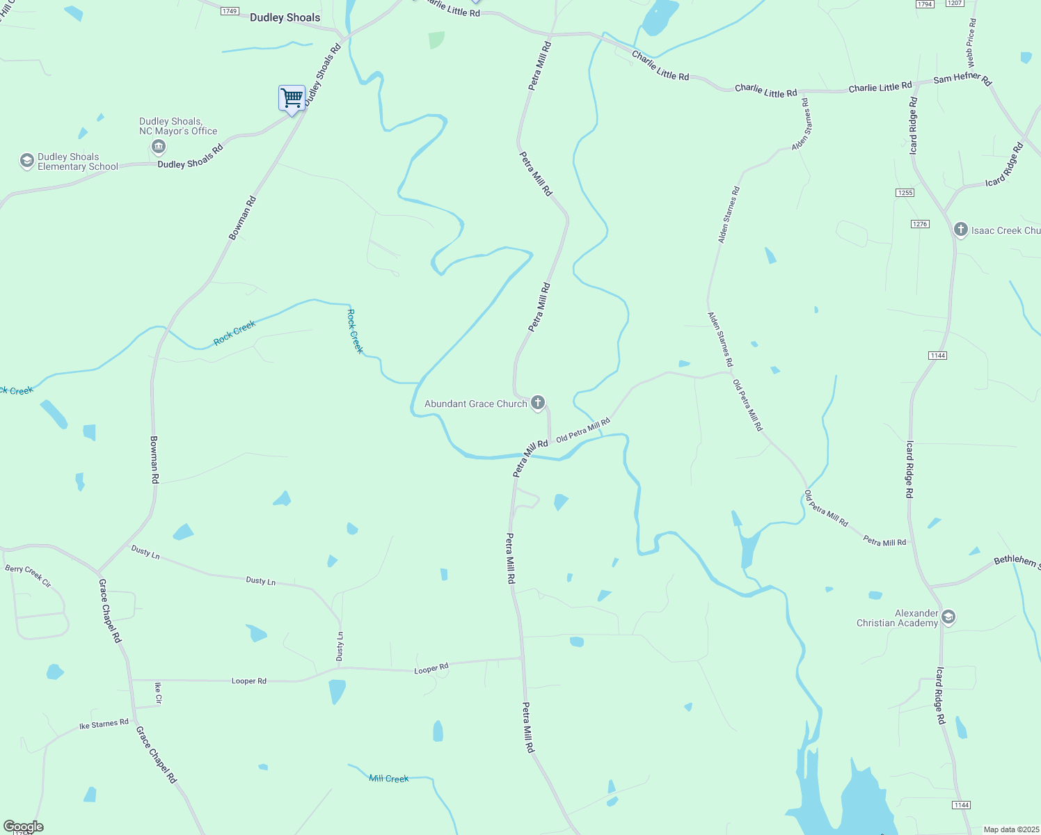map of restaurants, bars, coffee shops, grocery stores, and more near in Granite Falls