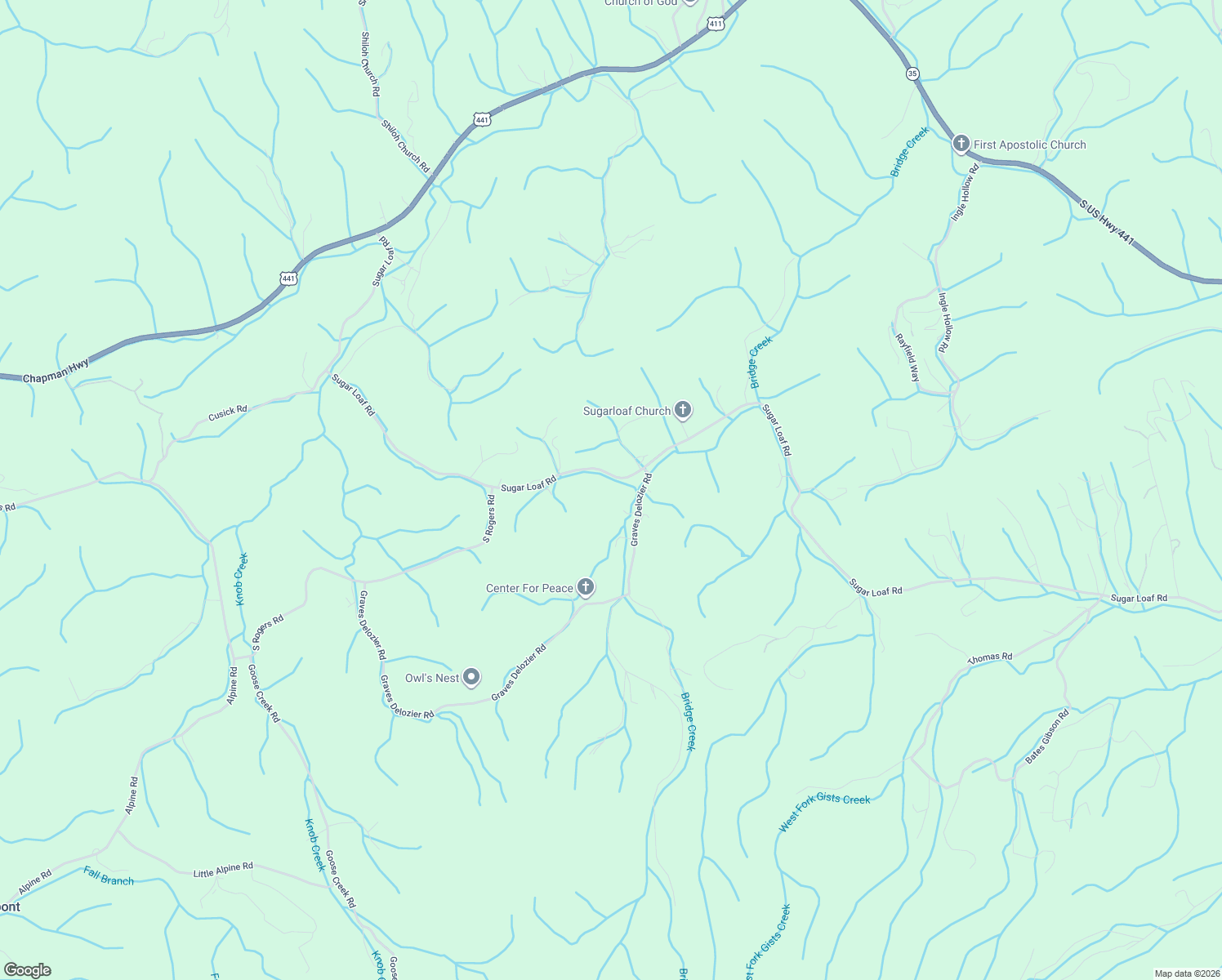 map of restaurants, bars, coffee shops, grocery stores, and more near 565 Sugar Loaf Road in Seymour