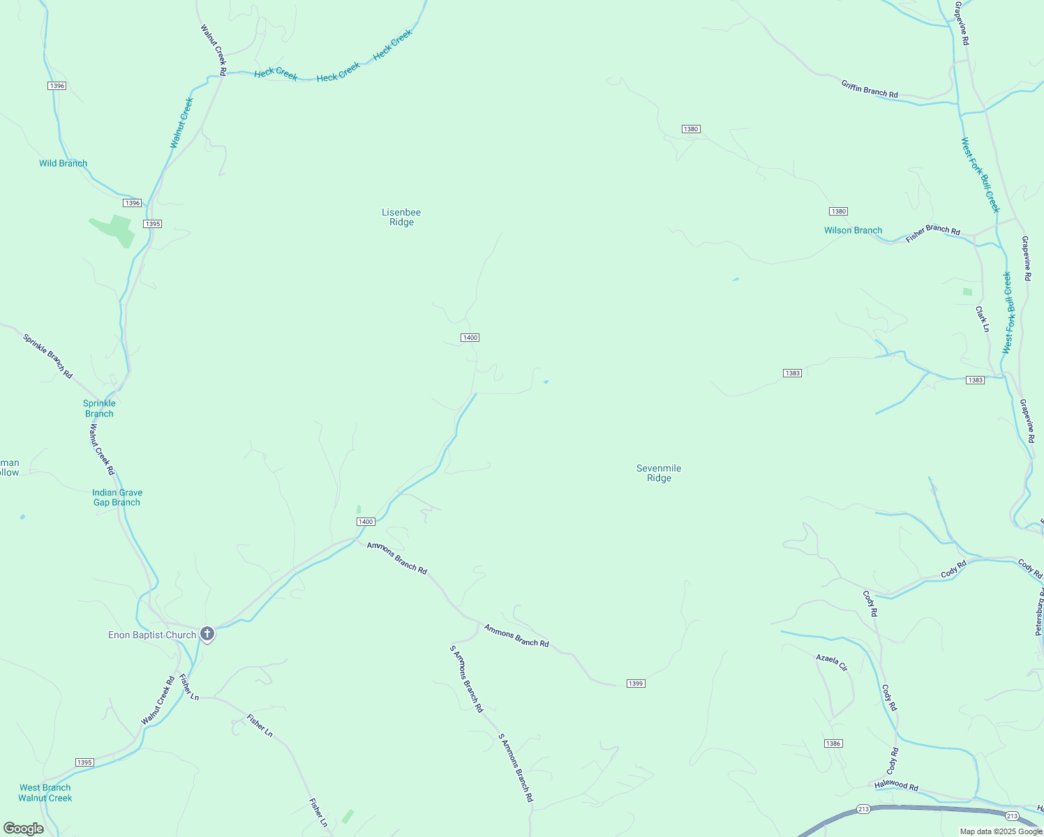 map of restaurants, bars, coffee shops, grocery stores, and more near 128 Red Knob Lane in Marshall