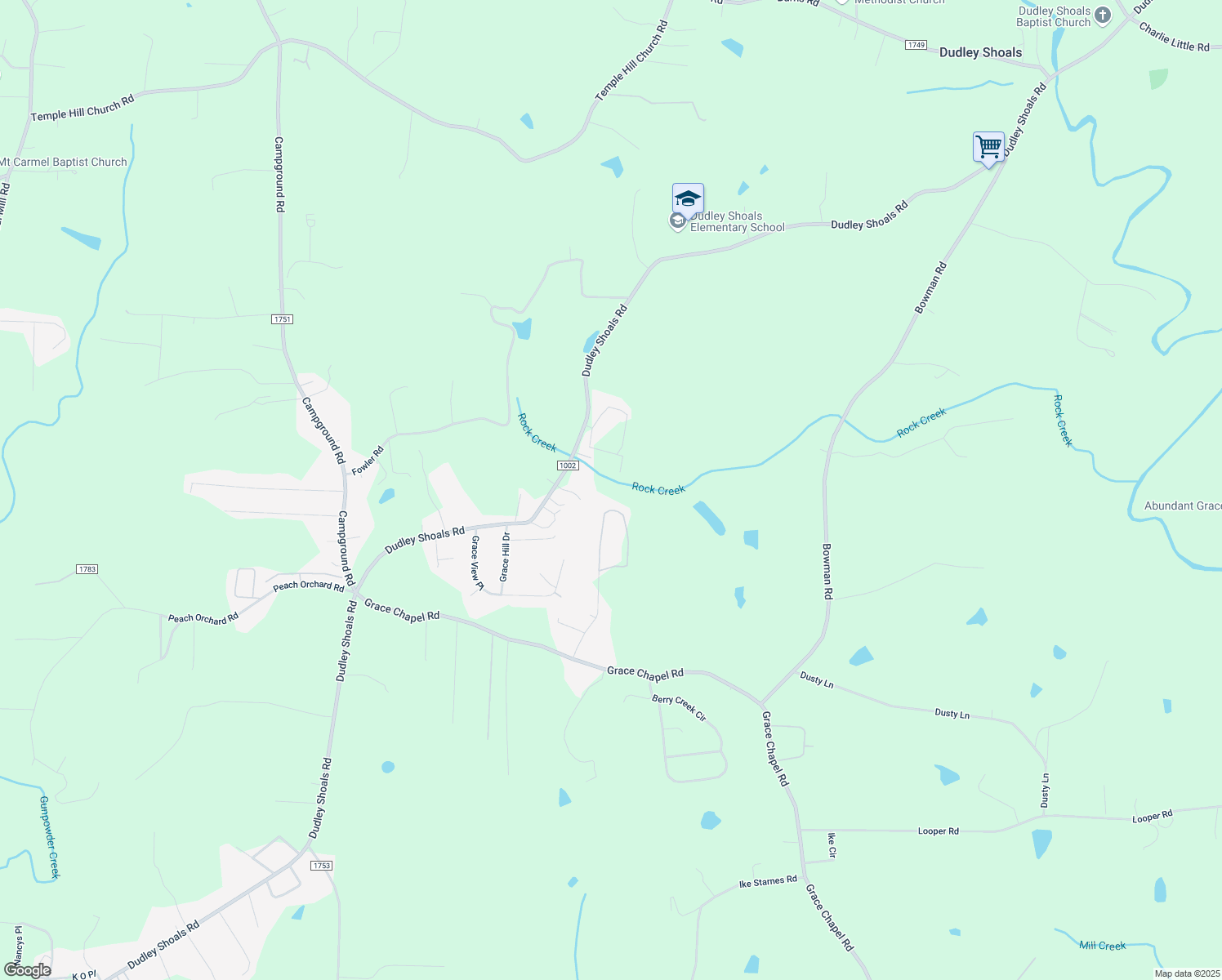 map of restaurants, bars, coffee shops, grocery stores, and more near 3575 Tyler Lane in Granite Falls