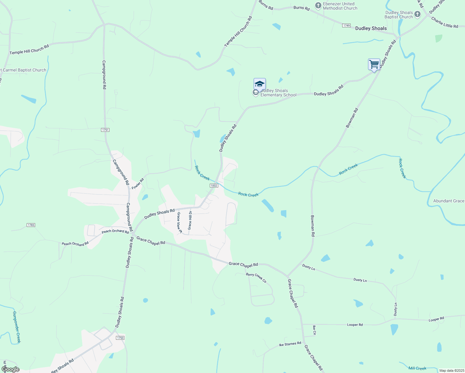 map of restaurants, bars, coffee shops, grocery stores, and more near 3575 Tyler Lane in Granite Falls