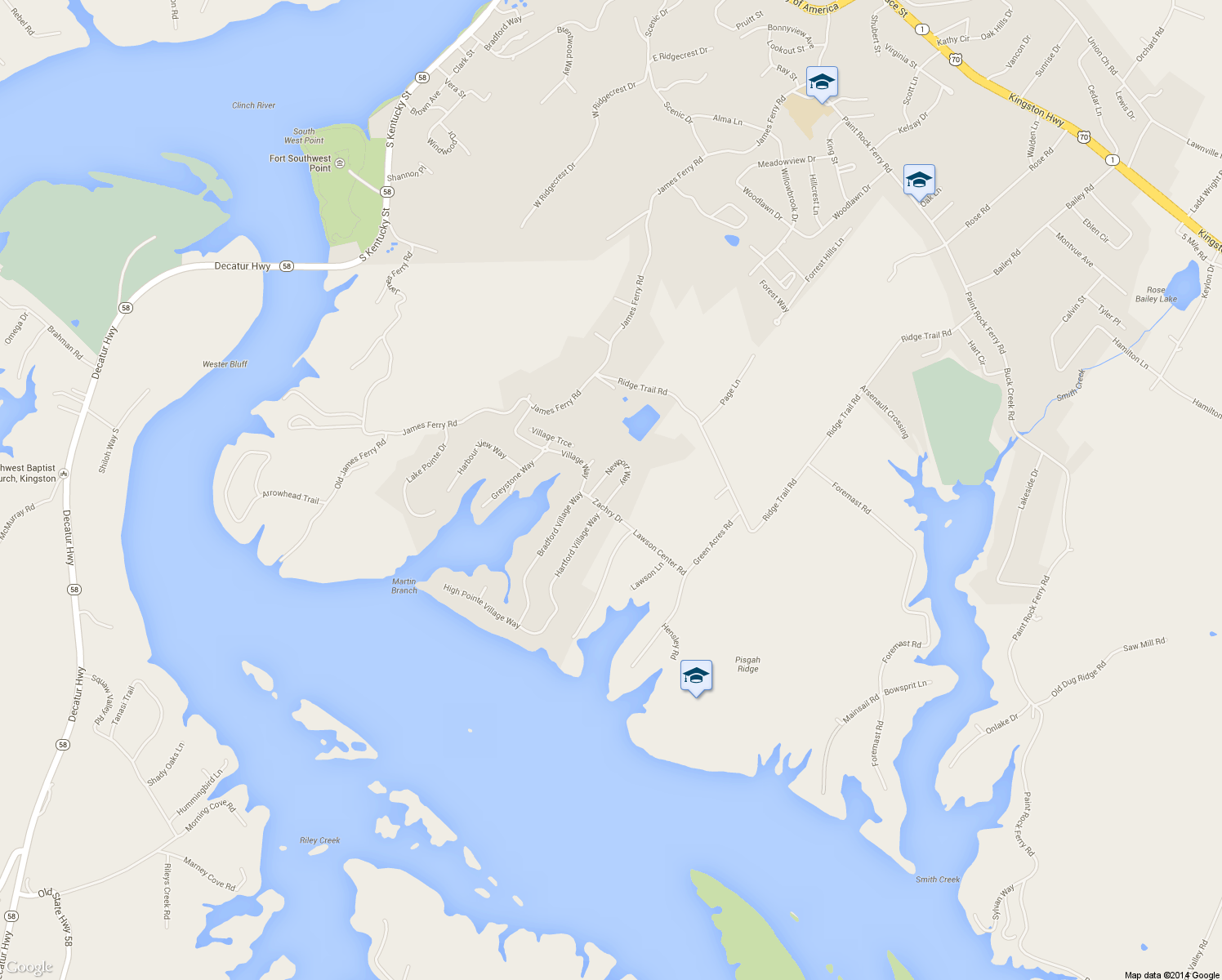 map of restaurants, bars, coffee shops, grocery stores, and more near 172 Newport Way in Kingston