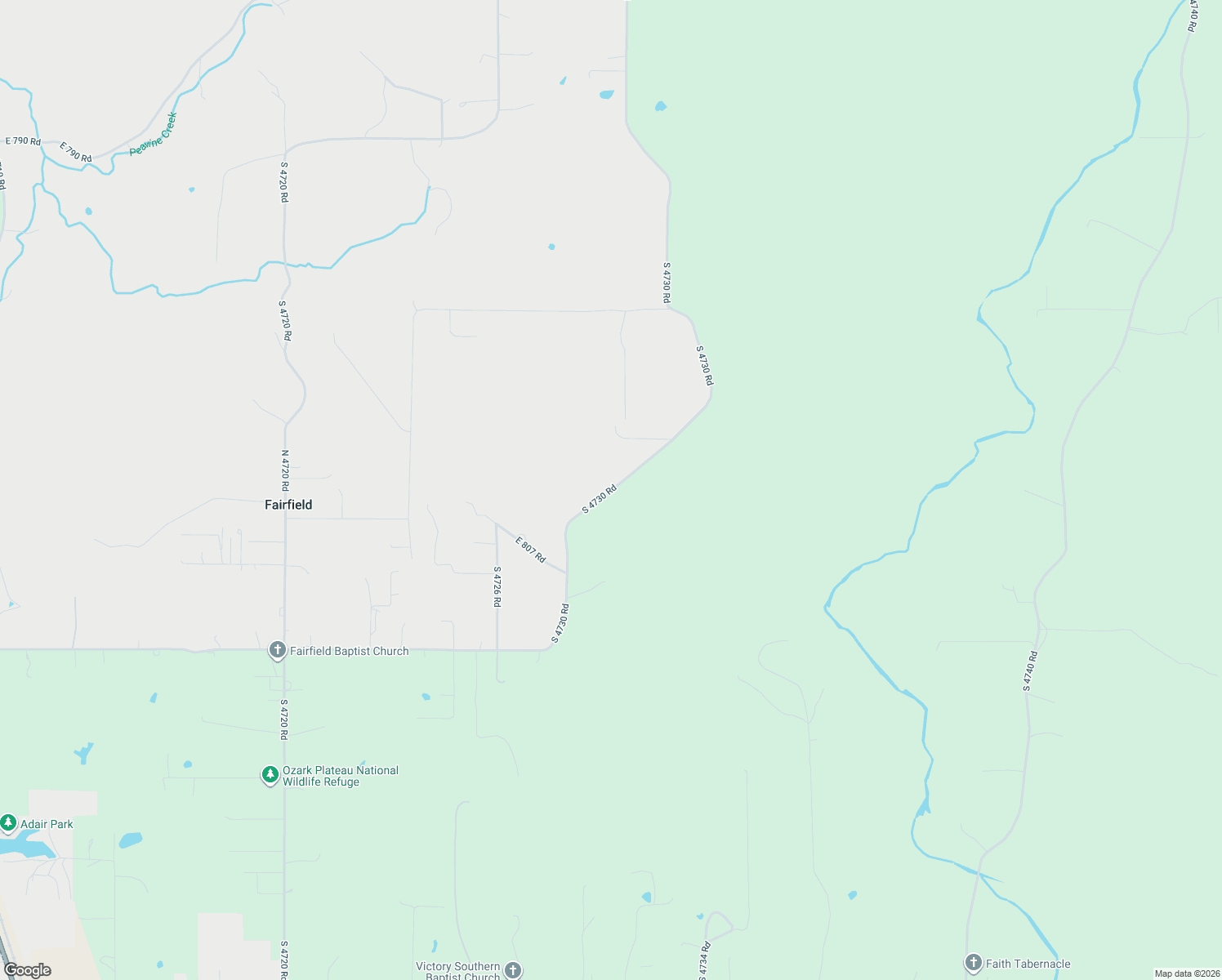map of restaurants, bars, coffee shops, grocery stores, and more near RR 2 in Adair County