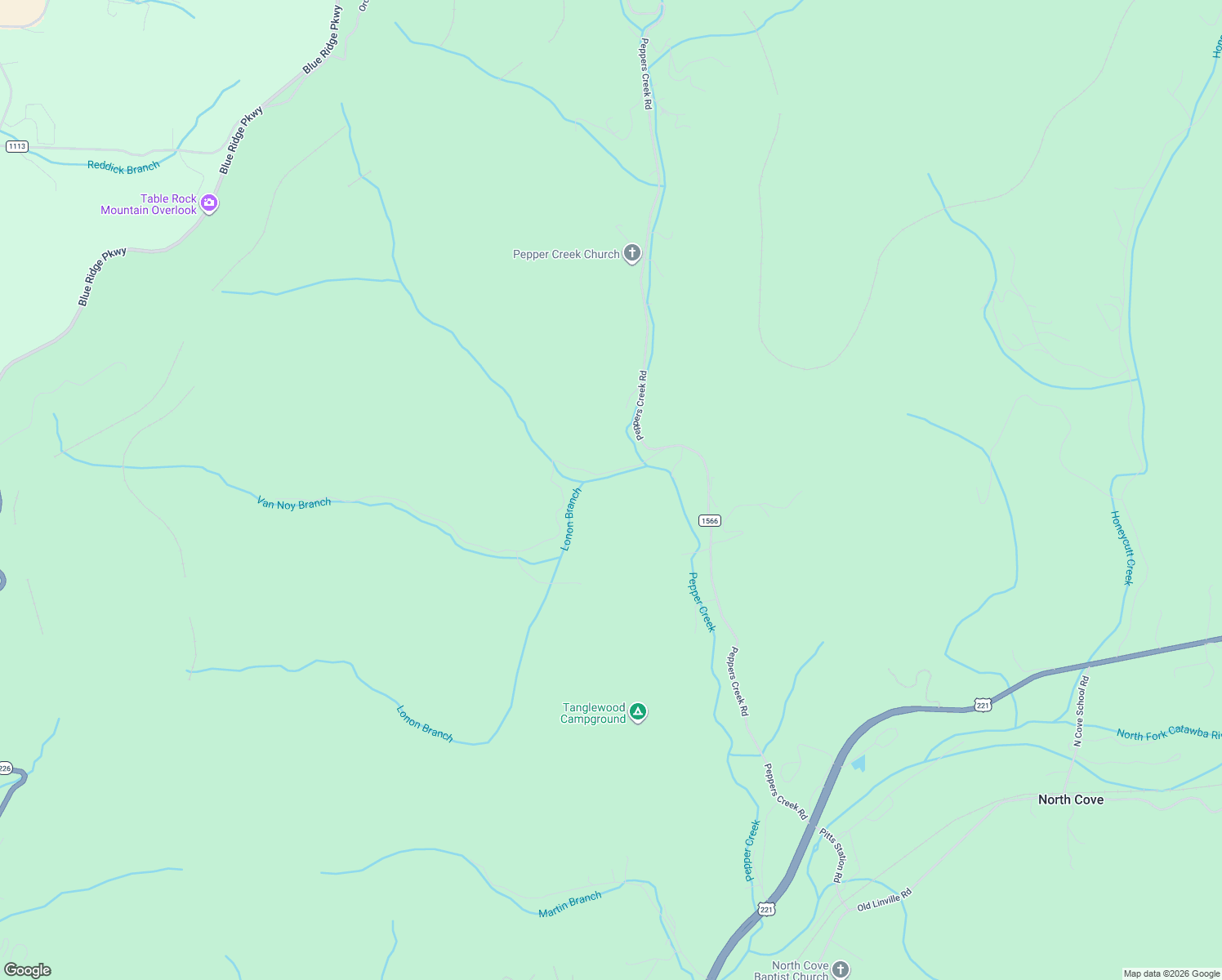 map of restaurants, bars, coffee shops, grocery stores, and more near 1309 Peppers Creek Road in Marion