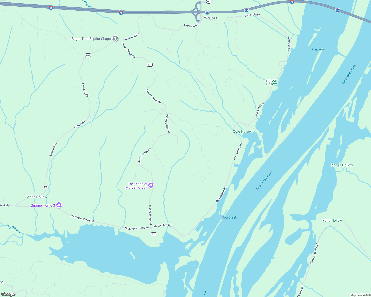 map of restaurants, bars, coffee shops, grocery stores, and more near 461 Riverview Road in Holladay