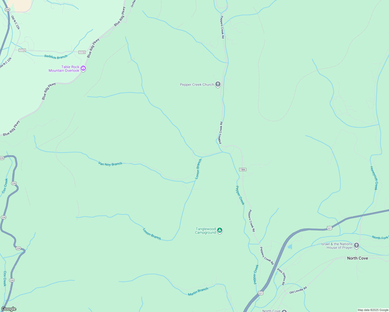 map of restaurants, bars, coffee shops, grocery stores, and more near 1309 Peppers Creek Road in Marion