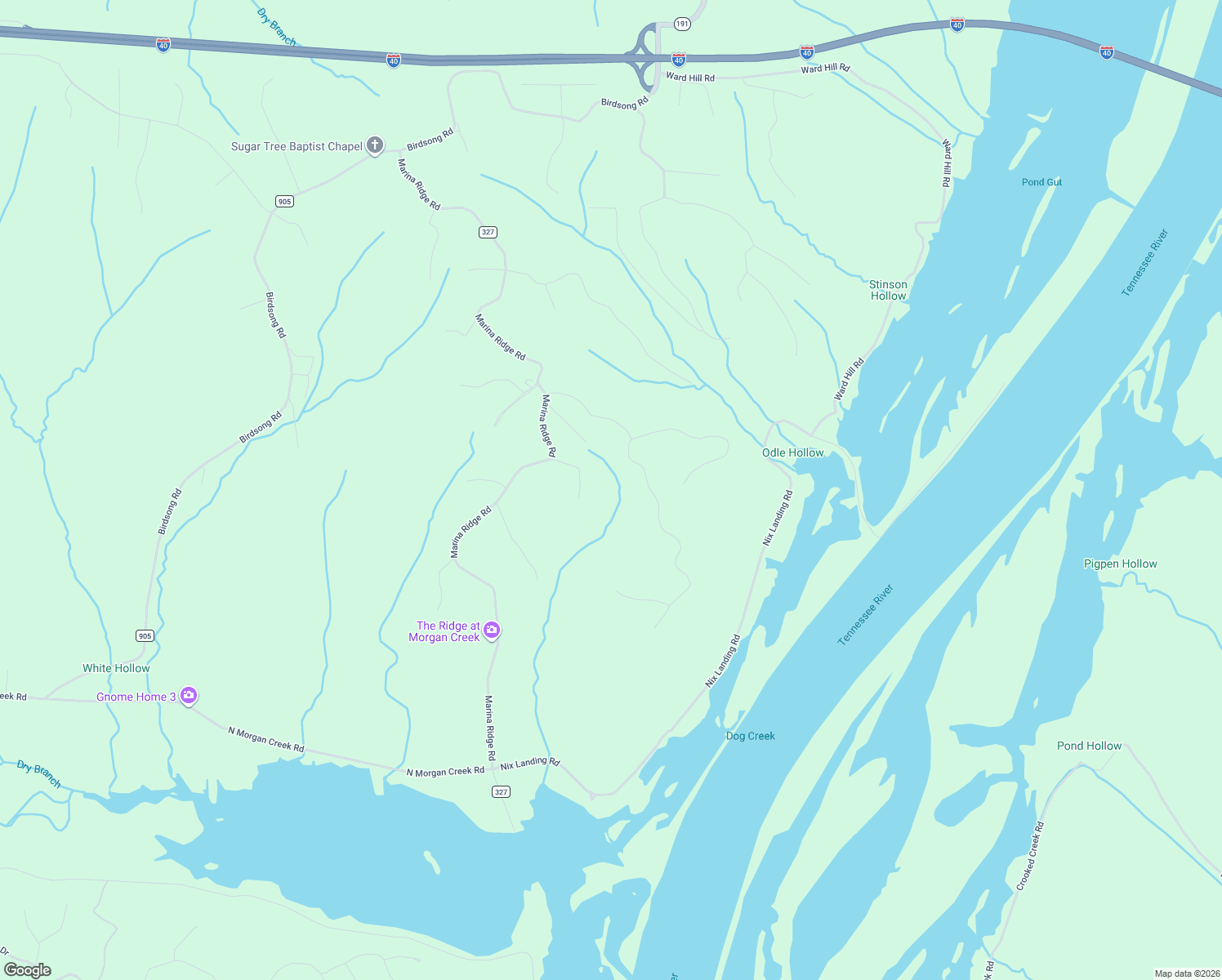 map of restaurants, bars, coffee shops, grocery stores, and more near 461 Riverview Road in Holladay