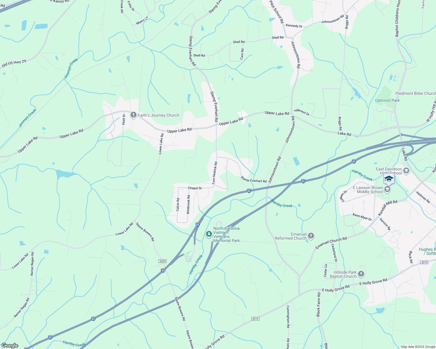 map of restaurants, bars, coffee shops, grocery stores, and more near 243 Tom Hedrick Road in Thomasville