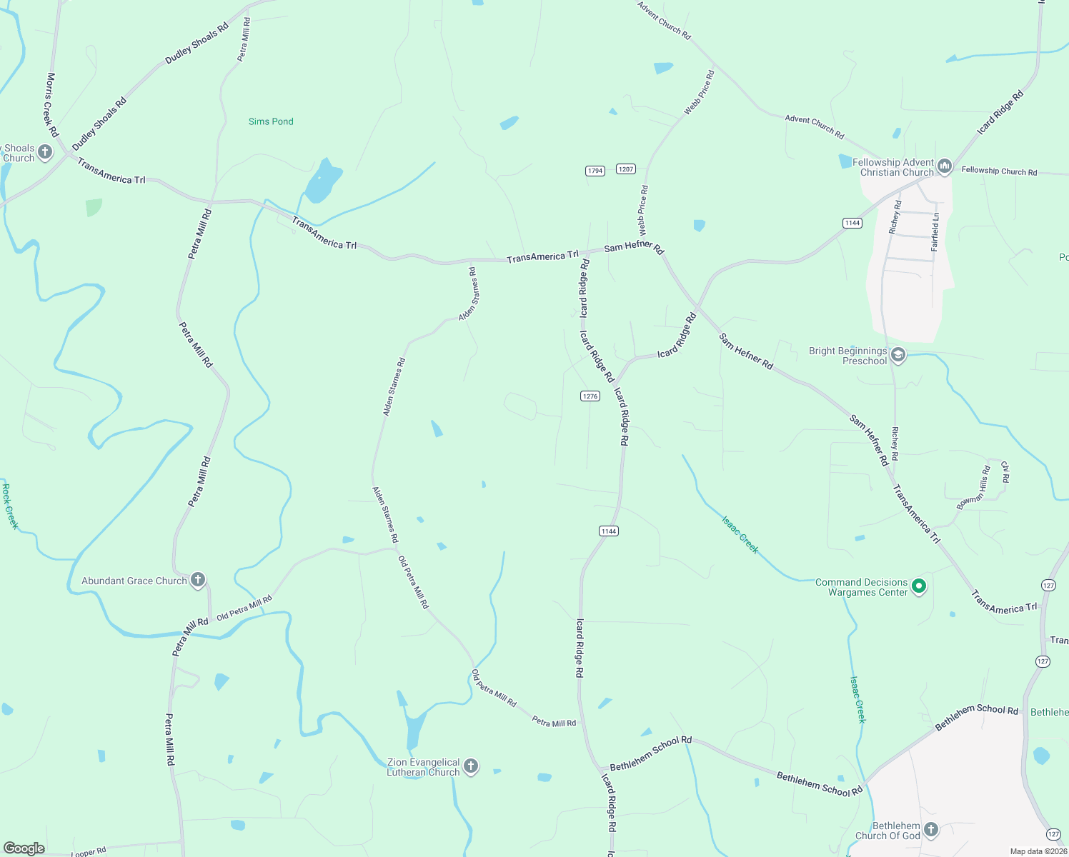 map of restaurants, bars, coffee shops, grocery stores, and more near 6440 Ridgeview Circle in Granite Falls