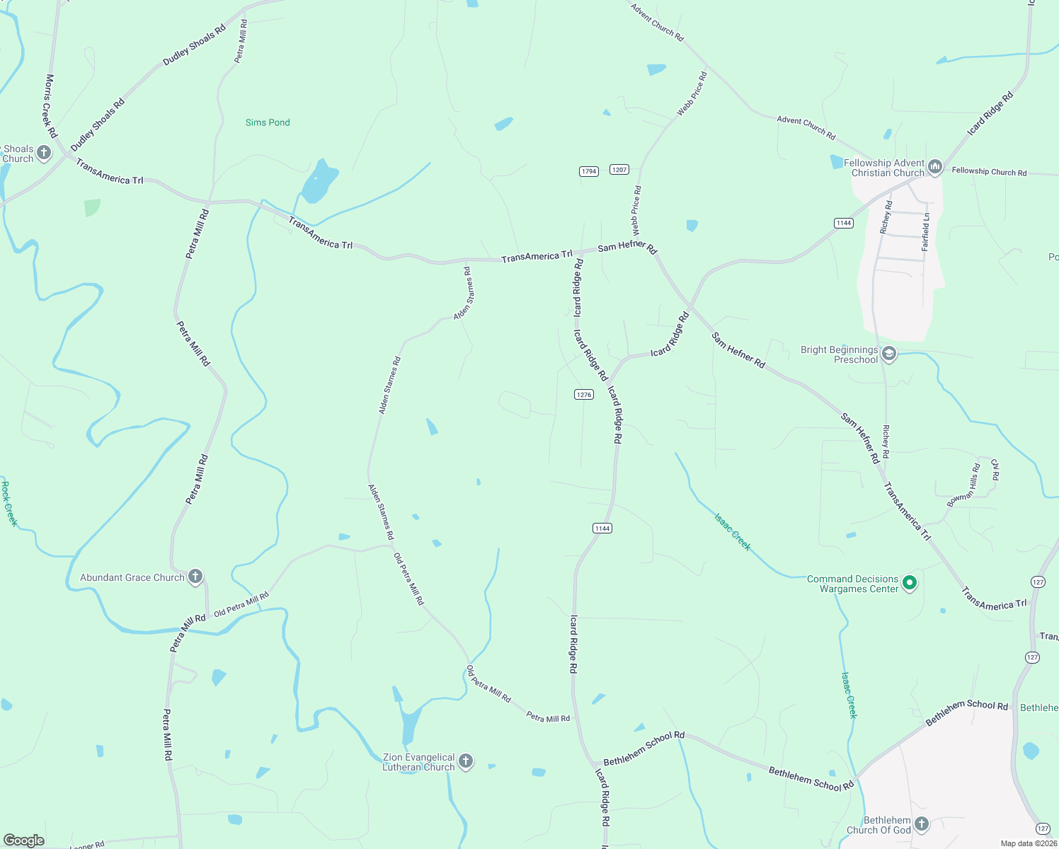 map of restaurants, bars, coffee shops, grocery stores, and more near 6440 Ridgeview Circle in Granite Falls