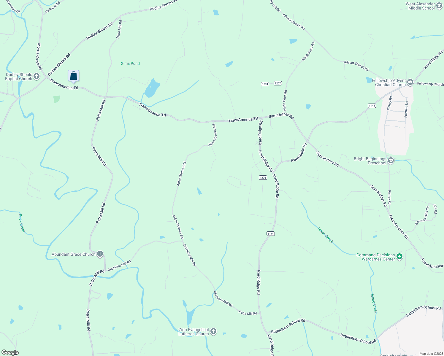 map of restaurants, bars, coffee shops, grocery stores, and more near 6460 Ridgeview Circle in Granite Falls