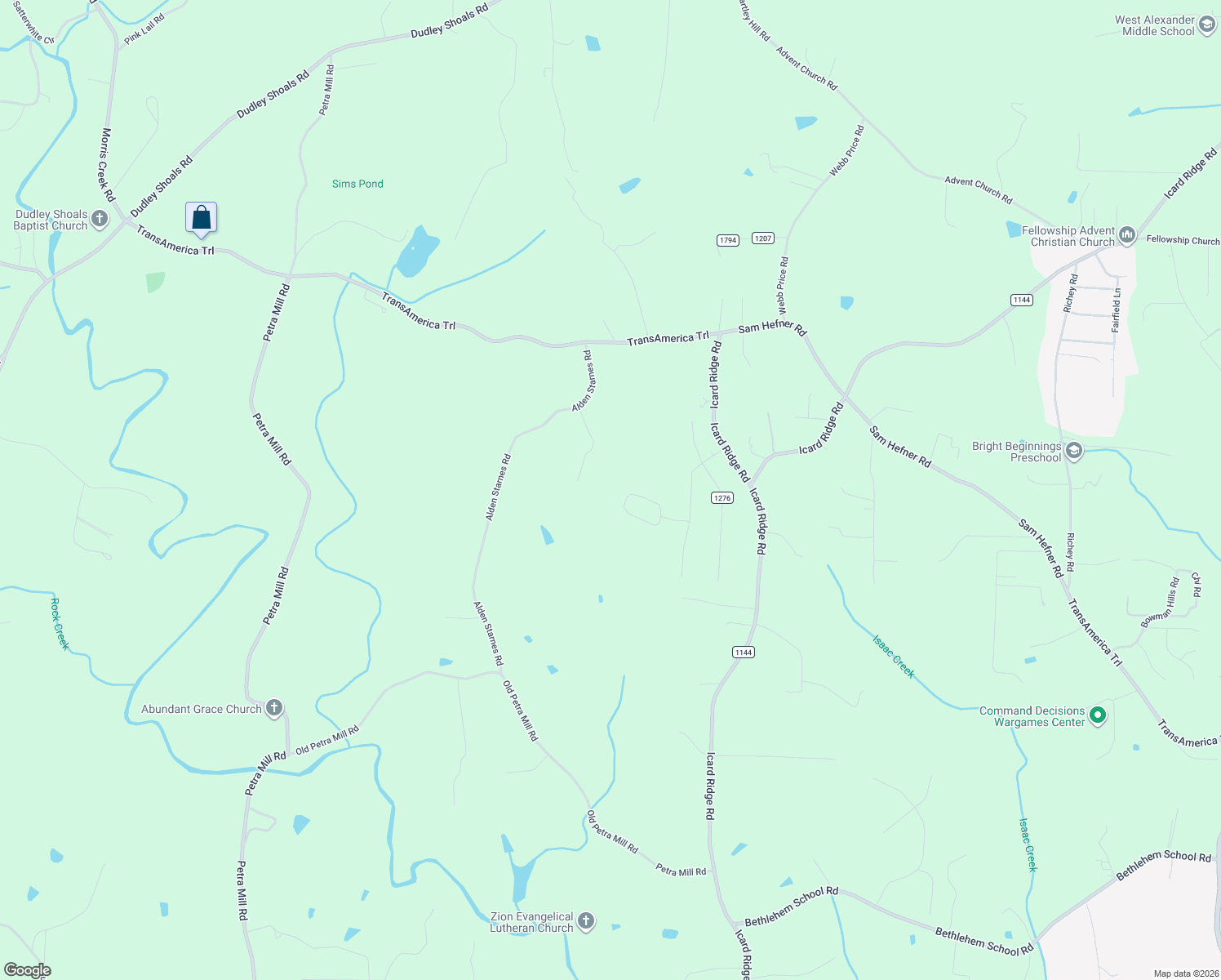 map of restaurants, bars, coffee shops, grocery stores, and more near 6460 Ridgeview Circle in Granite Falls