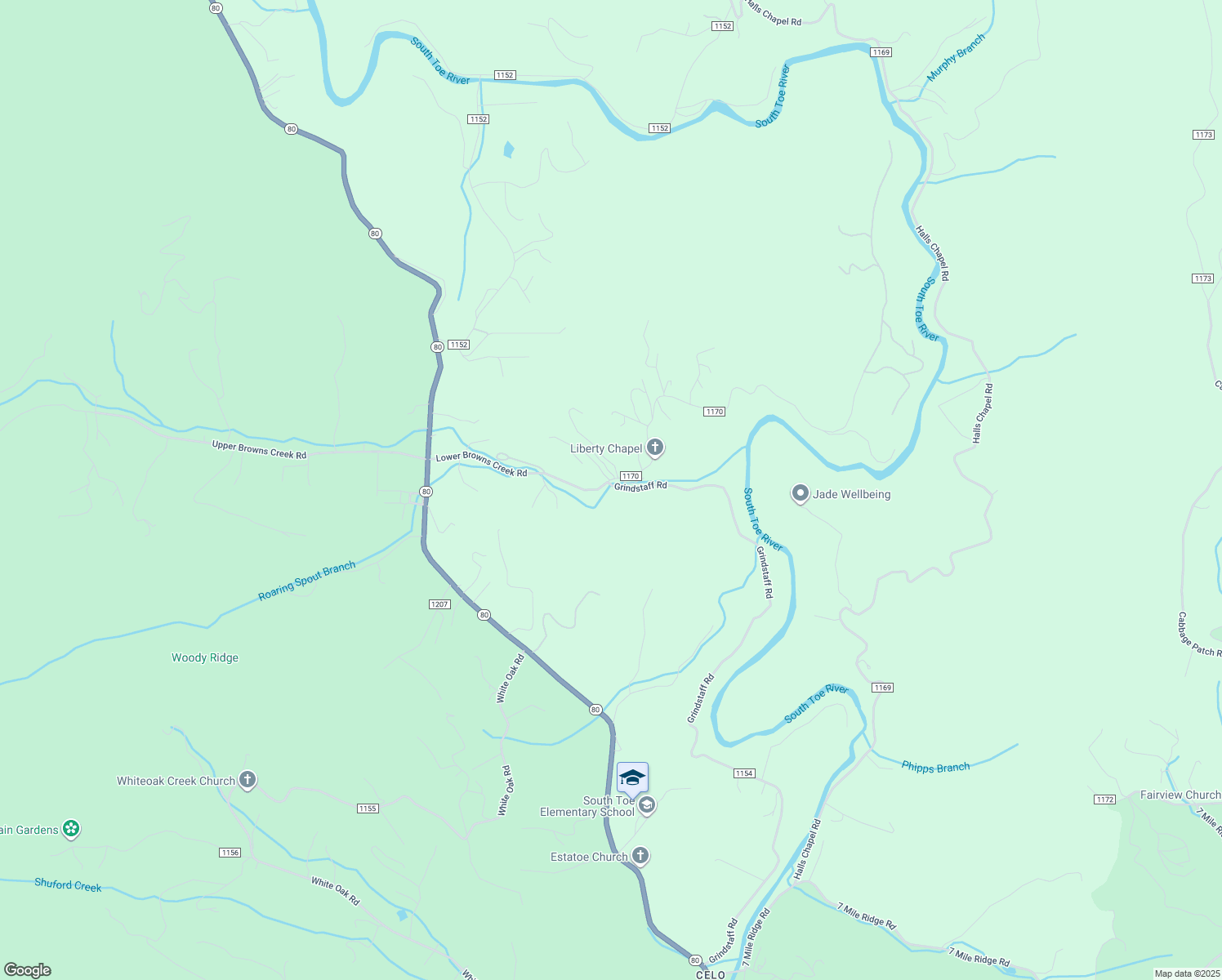map of restaurants, bars, coffee shops, grocery stores, and more near 20 Grindstaff Road in Burnsville