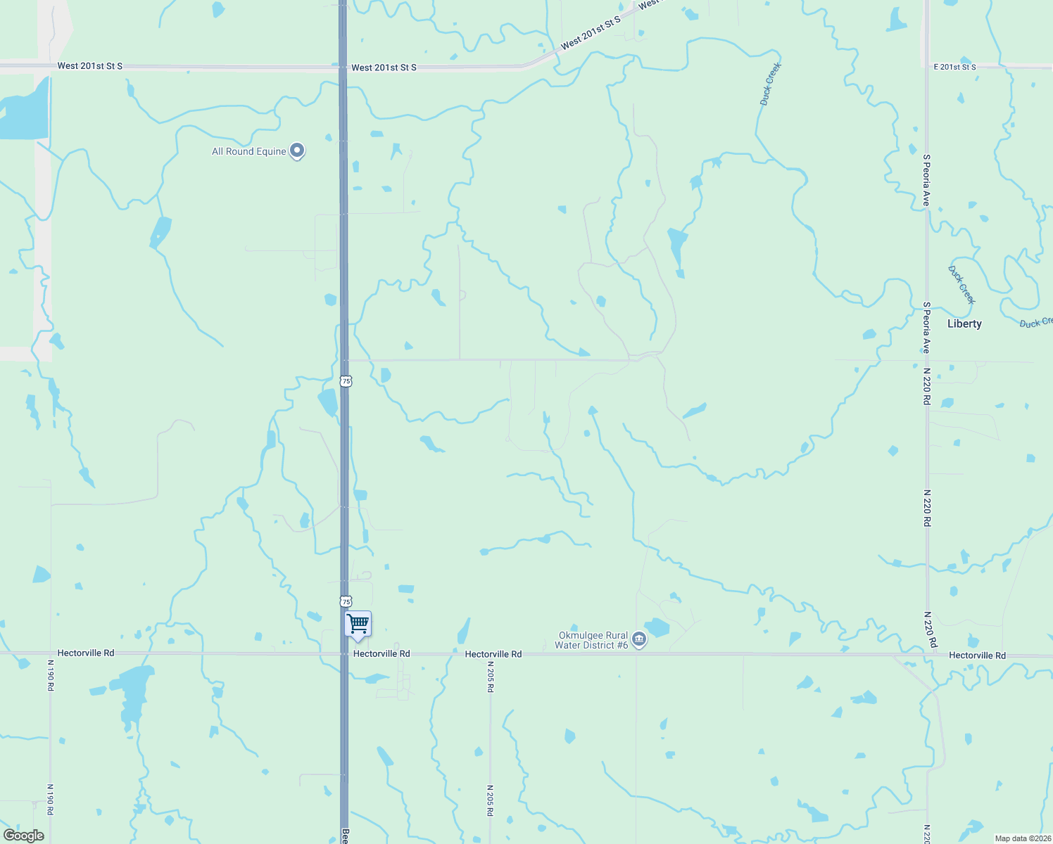 map of restaurants, bars, coffee shops, grocery stores, and more near 155 North 206 Road in Mounds