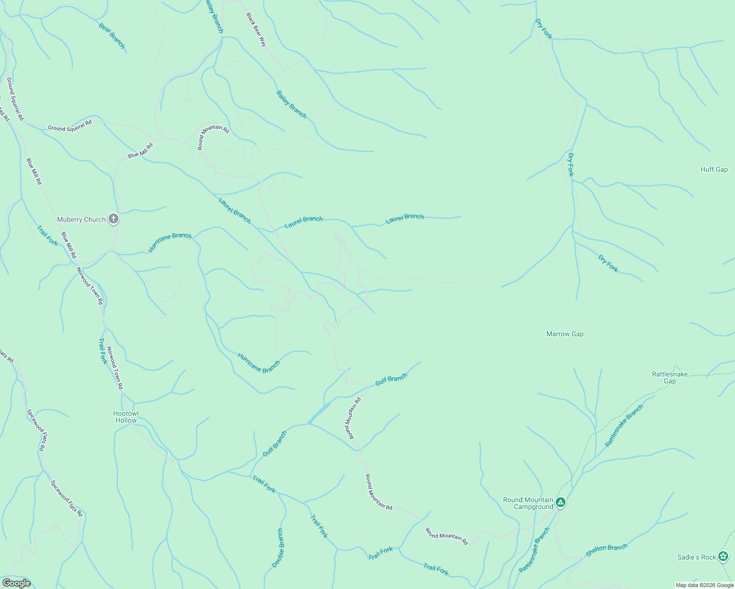 map of restaurants, bars, coffee shops, grocery stores, and more near Round Mountain Road in Del Rio
