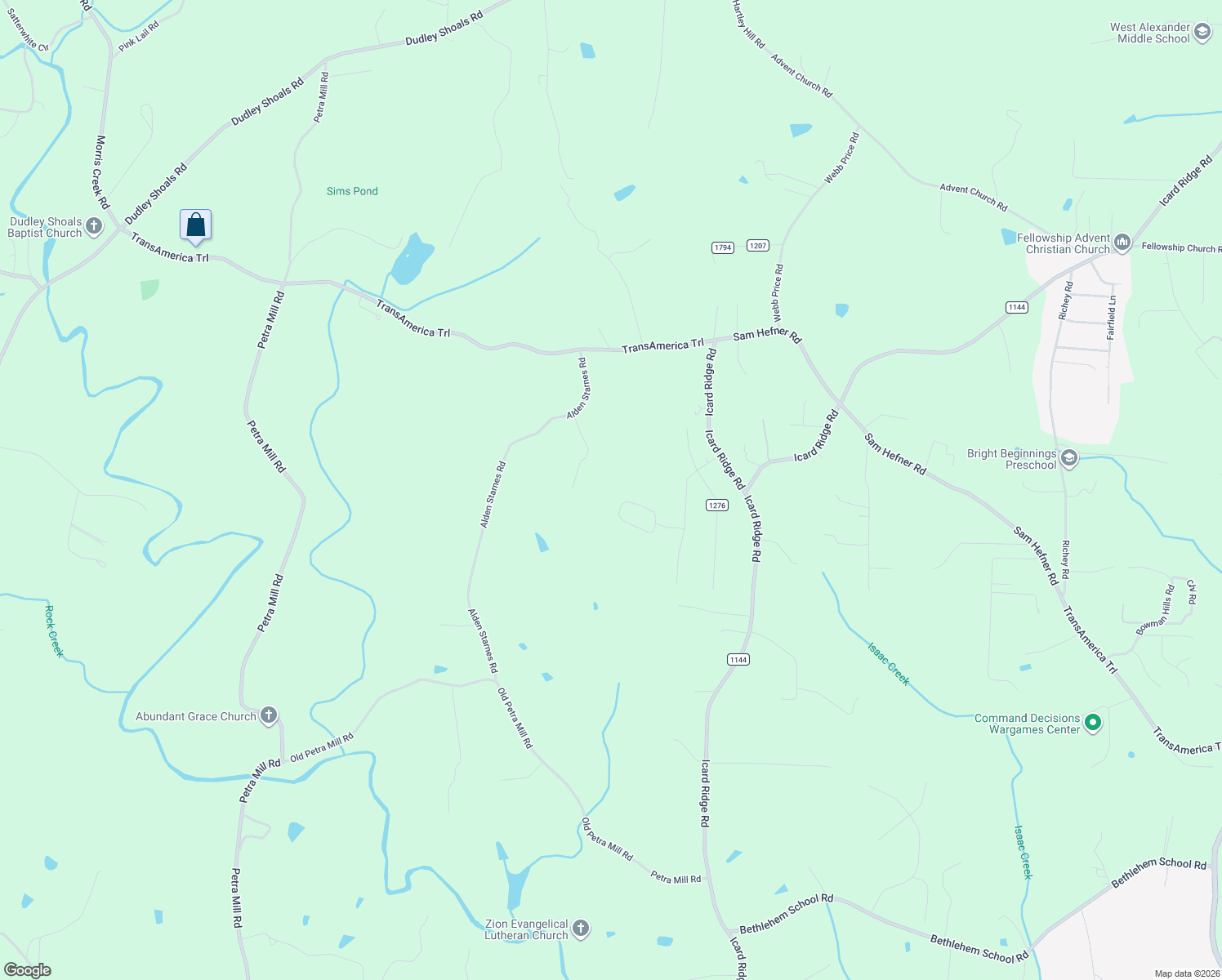 map of restaurants, bars, coffee shops, grocery stores, and more near 3006 Ida Drive in Granite Falls
