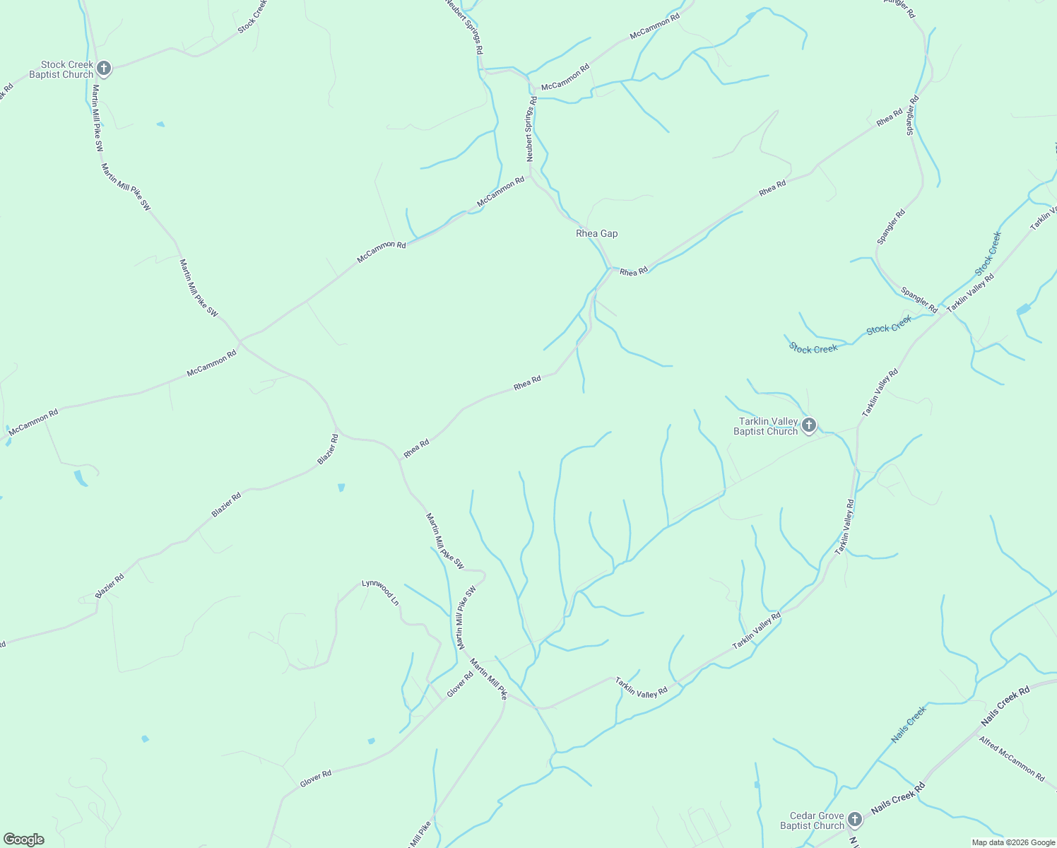 map of restaurants, bars, coffee shops, grocery stores, and more near 2024 Rhea Road in Knoxville