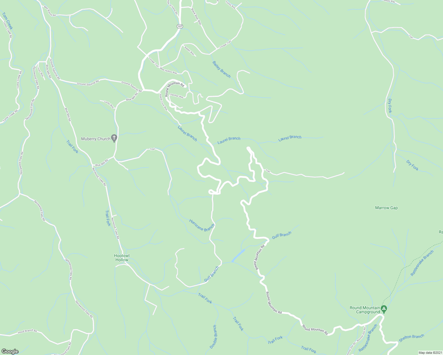 map of restaurants, bars, coffee shops, grocery stores, and more near 1810 Round Mountain Rd in Del Rio