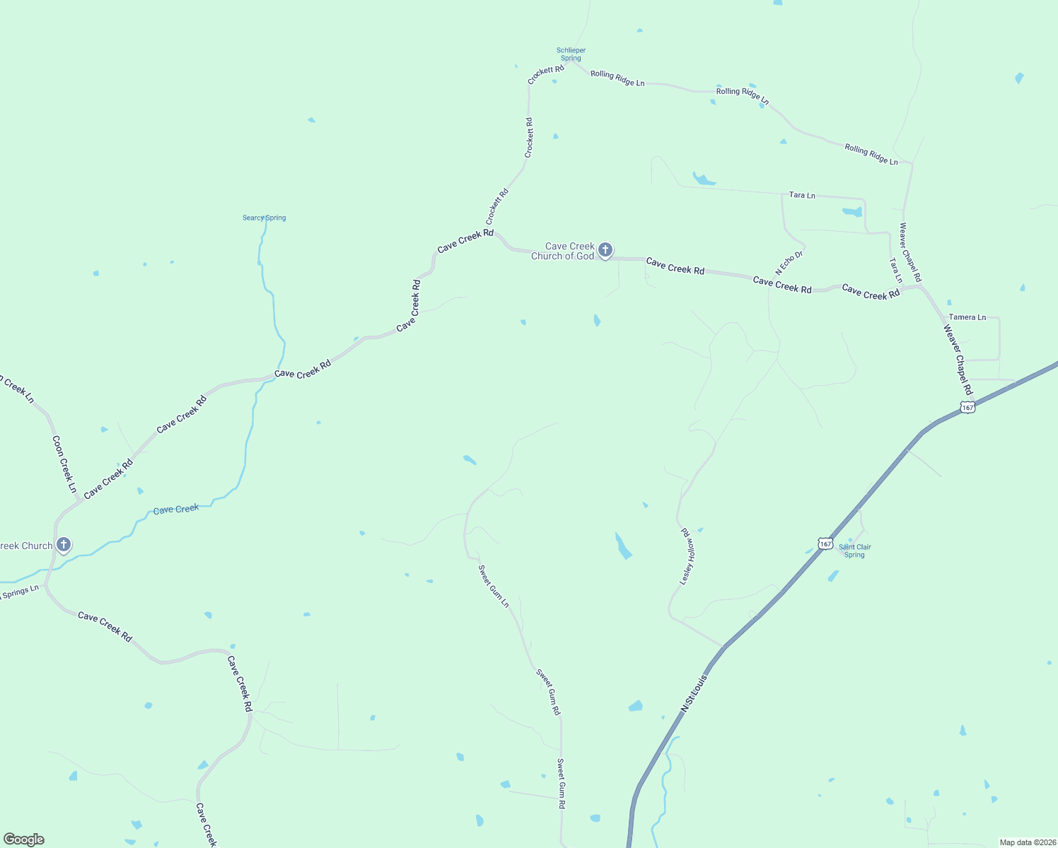 map of restaurants, bars, coffee shops, grocery stores, and more near 151 Rich Hollow Road in Batesville