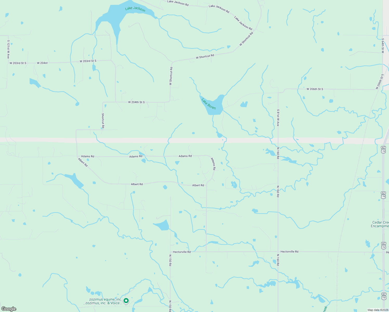 map of restaurants, bars, coffee shops, grocery stores, and more near 101 North 153 Road in Mounds