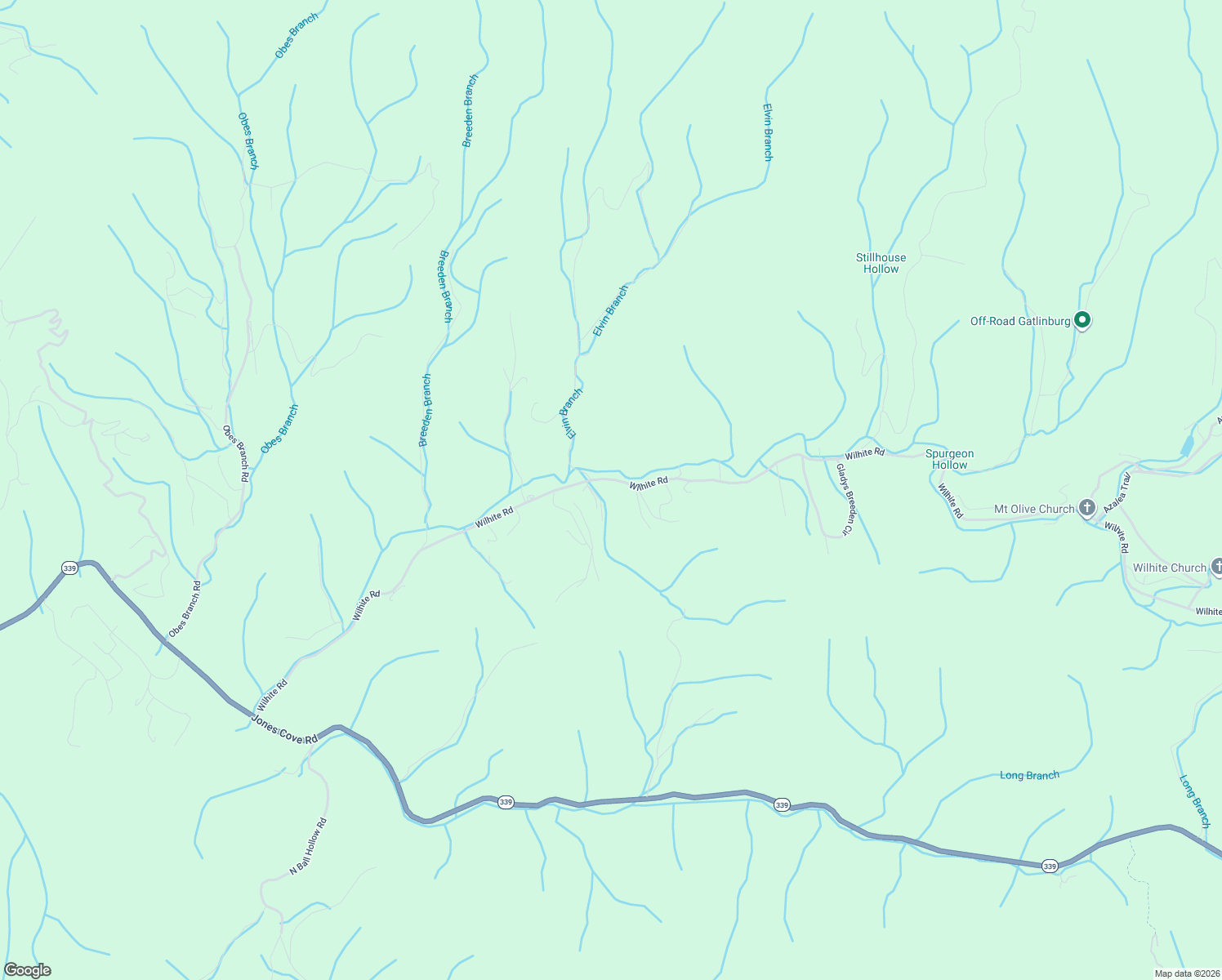 map of restaurants, bars, coffee shops, grocery stores, and more near 3704 Wilhite Road in Sevierville