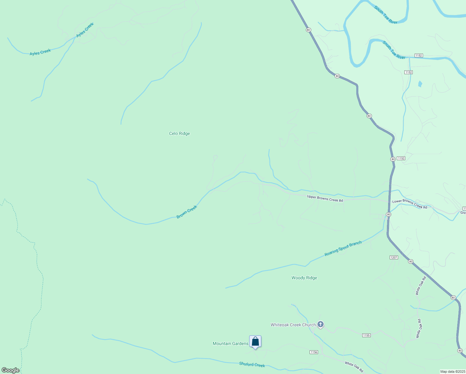 map of restaurants, bars, coffee shops, grocery stores, and more near 1238 Upper Browns Creek Road in Burnsville