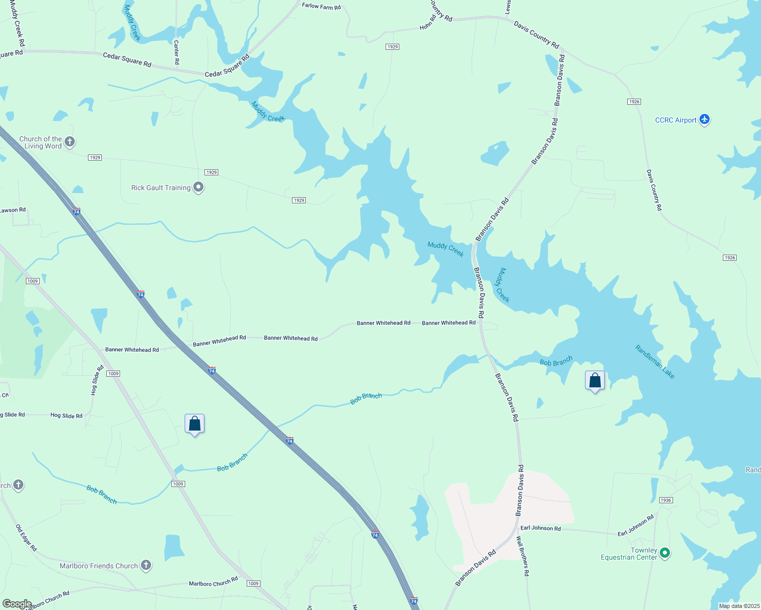 map of restaurants, bars, coffee shops, grocery stores, and more near 2150 Banner Whitehead Road in Sophia